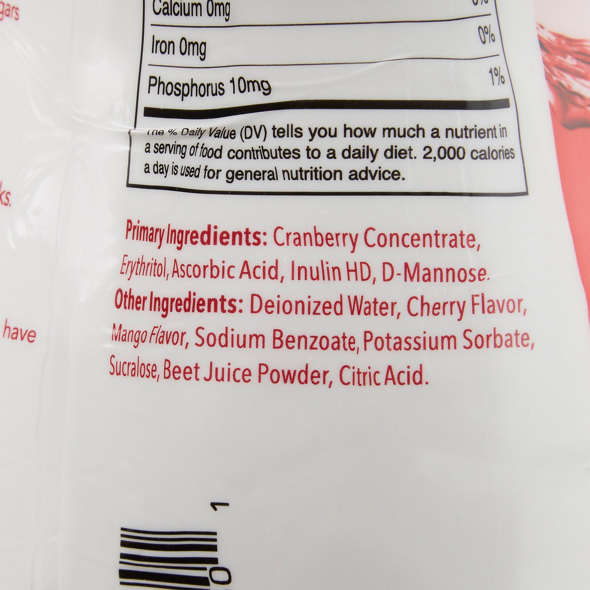 Oral Supplement UTIHeal™ Cranberry Flavor Liquid 30 oz. Bottle - image 2