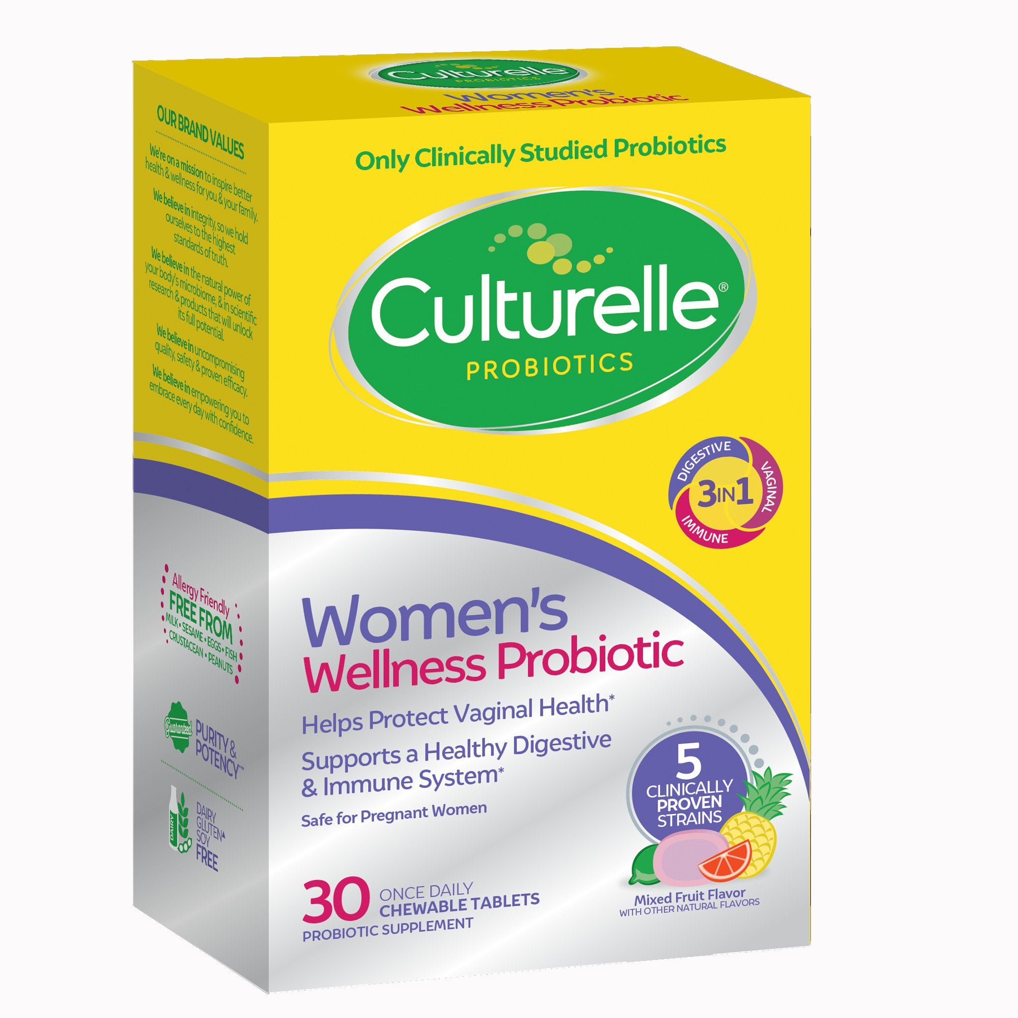 Probiotic Dietary Supplement Culturelle® 30 per Box Chewable Tablet - image 2