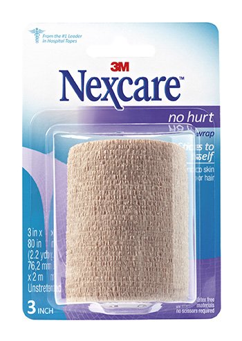 3M™ Nexcare™ No Hurt Hypoallergenic Medical Tape, 3 Inch x 2.2 Yard, Tan