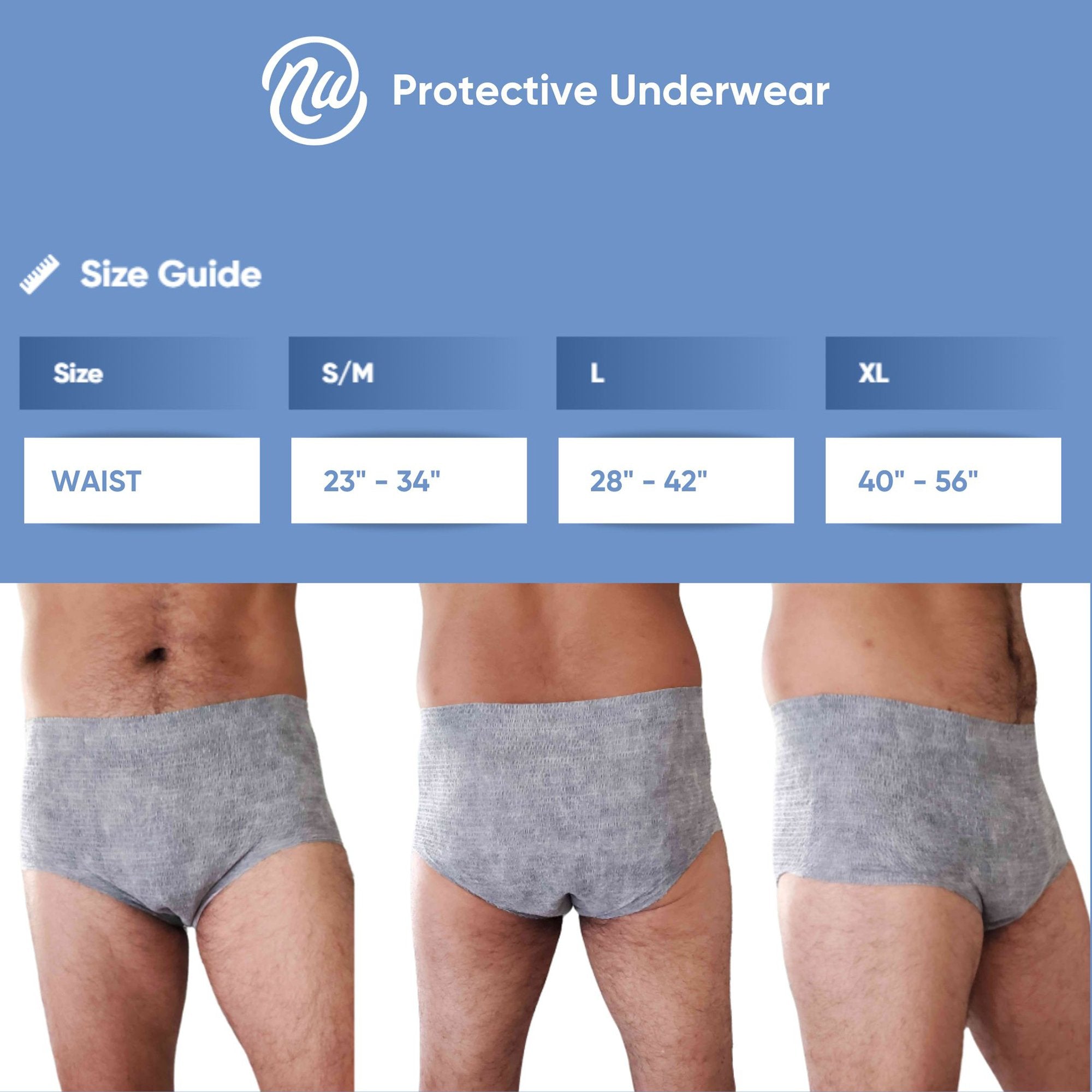 Absorbent Underwear Nexwear Pull On Adult X-Large Male Disposable Moderate Absorbency - image 2
