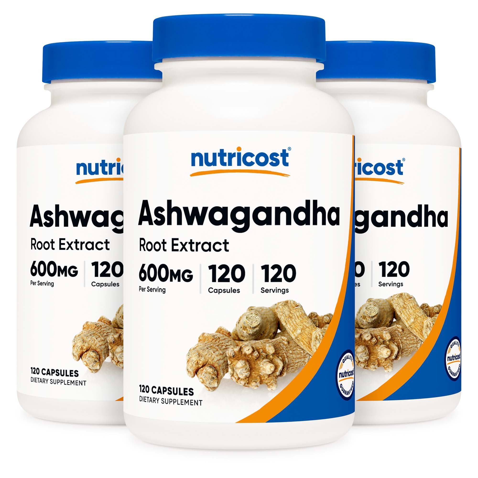 Dietary Supplement nutricost® Ashwagandha Root 600 mg Strength Capsule 120 Per Bottle - image 2