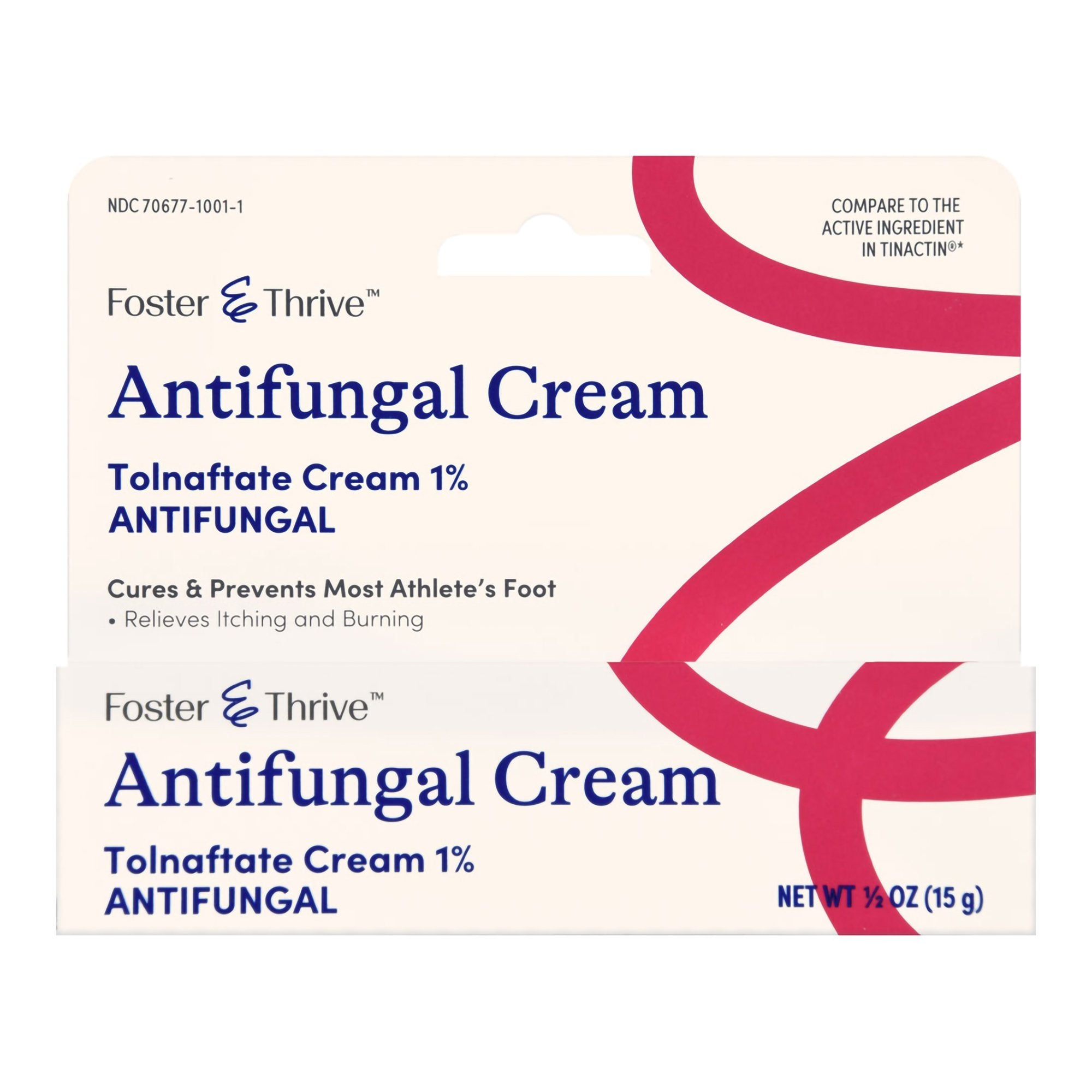 Foster & Thrive™ Antifungal Cream Tolnaftate 1%, 0.5-ounce tube