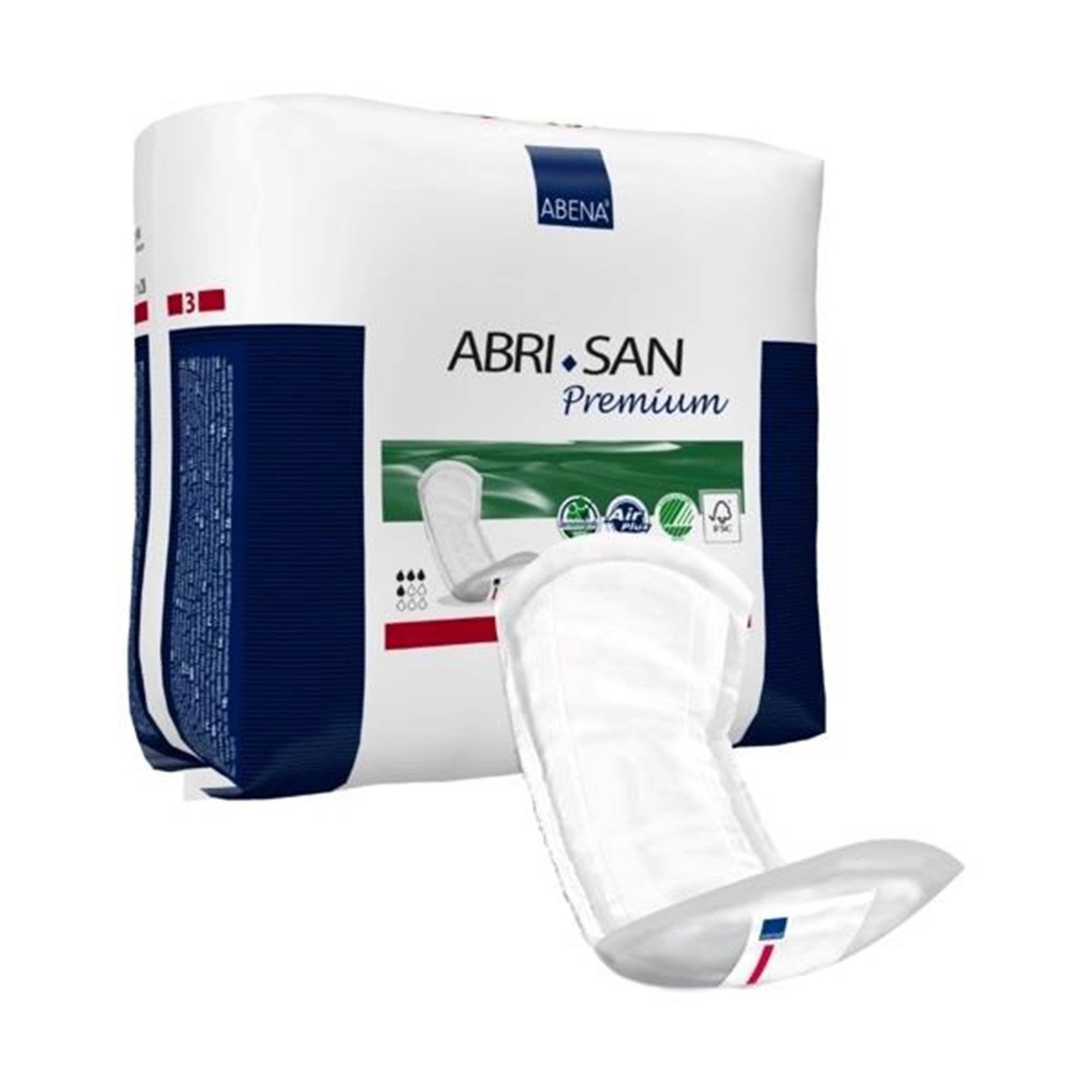 Bladder Control Pad Abri-San™ Premium #3 12 Inch Length Moderate Absorbency Fluff / Polymer Core One Size Fits Most - image 2