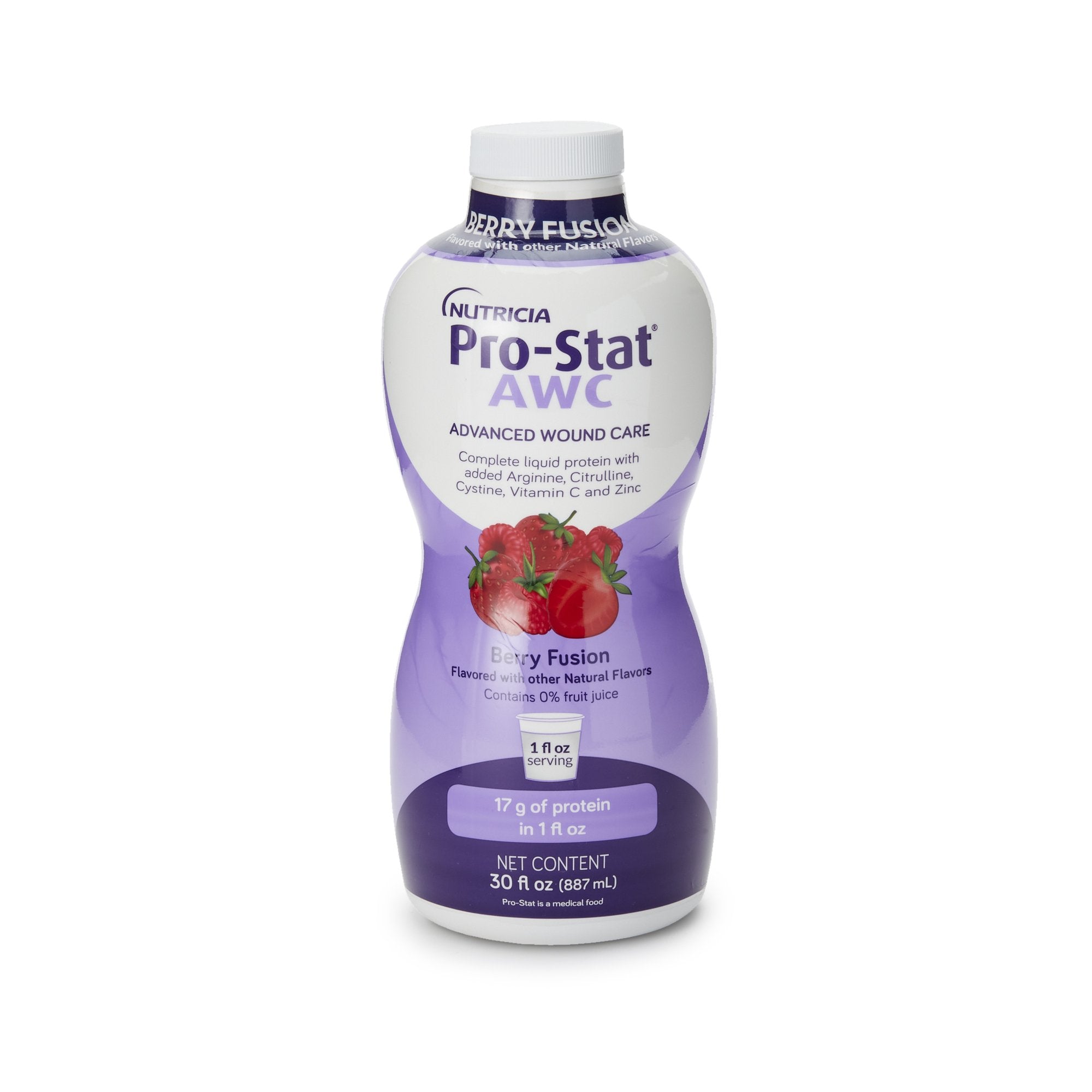 Pro-Stat® AWC Berry Fusion Complete Liquid Protein for Wound Healing, 30-oz.