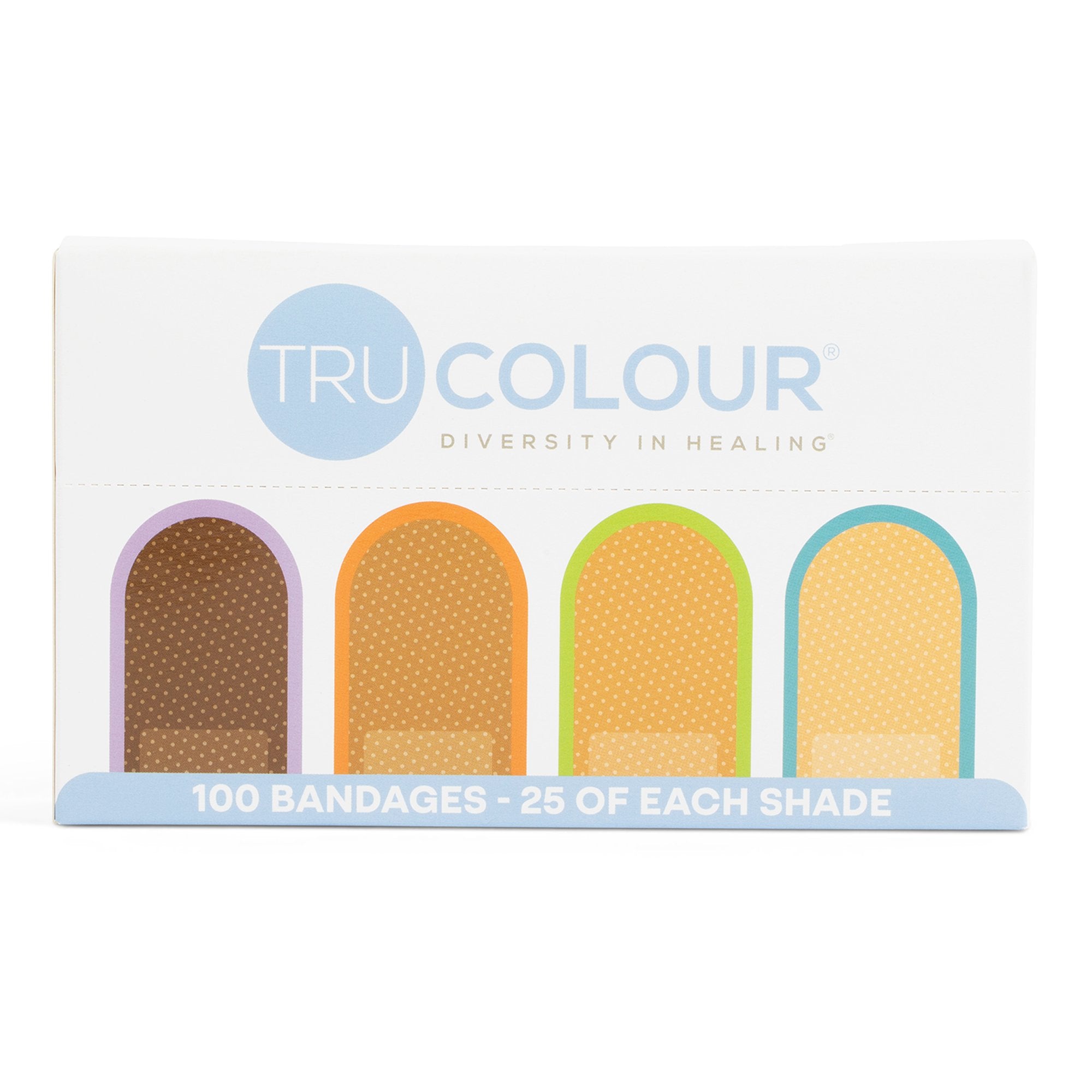 TruColour® Beige / Olive / Brown / Dark Brown Adhesive Strip, 1 x 3 Inch