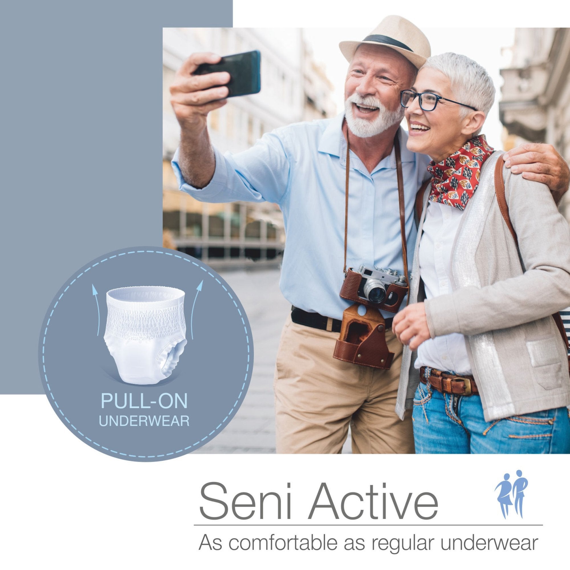 Absorbent Underwear Seni® Active Super Plus Pull On with Tear Away Seams Adult Large Unisex Disposable Heavy Absorbency - image 3