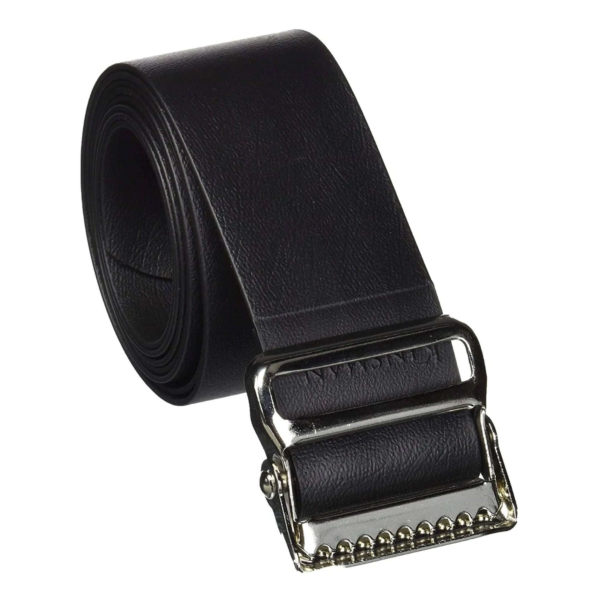 Gait Belt Easi-Care 72 Inch Length Black Vinyl Coated Webbing - image 2