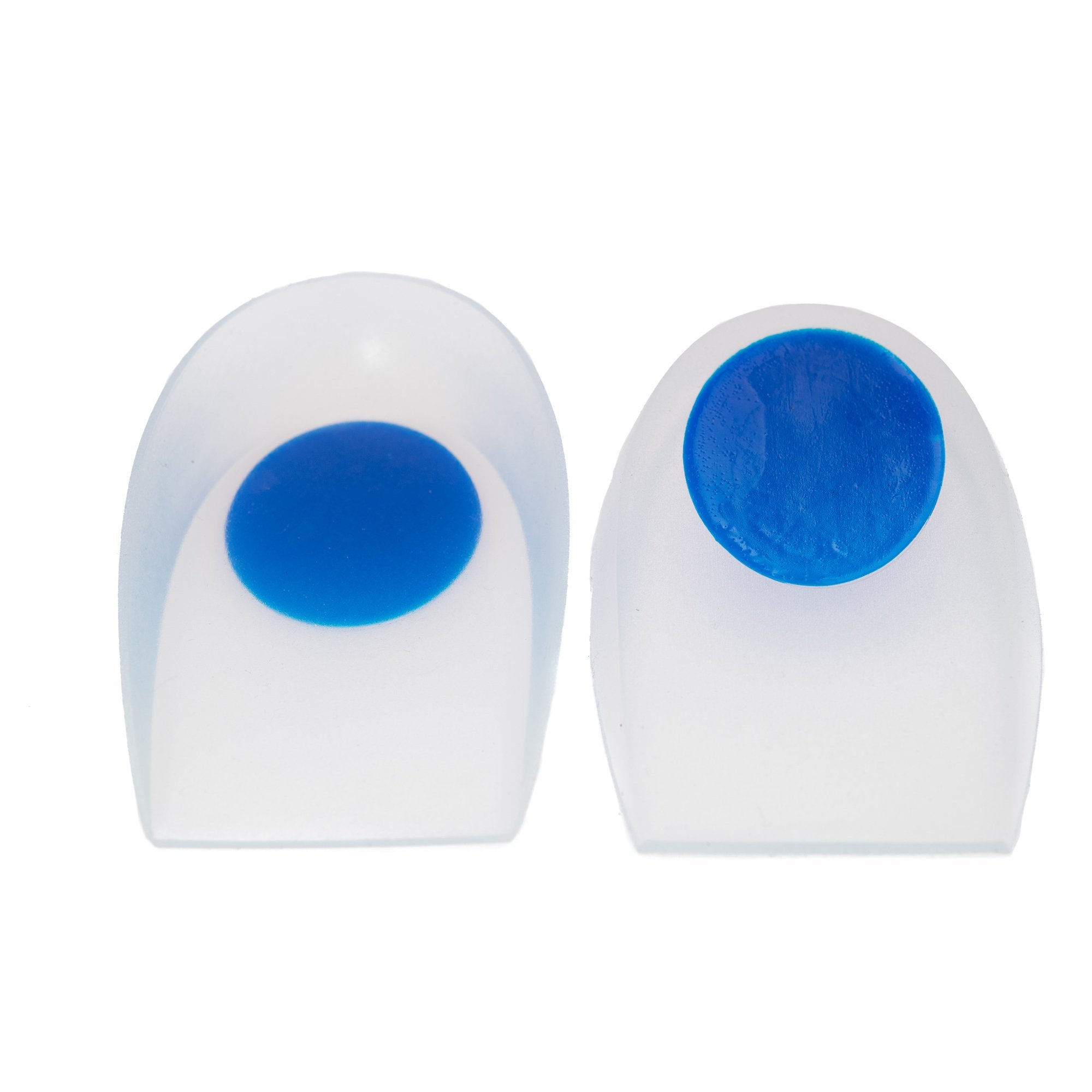 Heel Cup McKesson U-Shaped Silicone Women 10 and up / Men 9.5 and up Blue / Clear - image 2