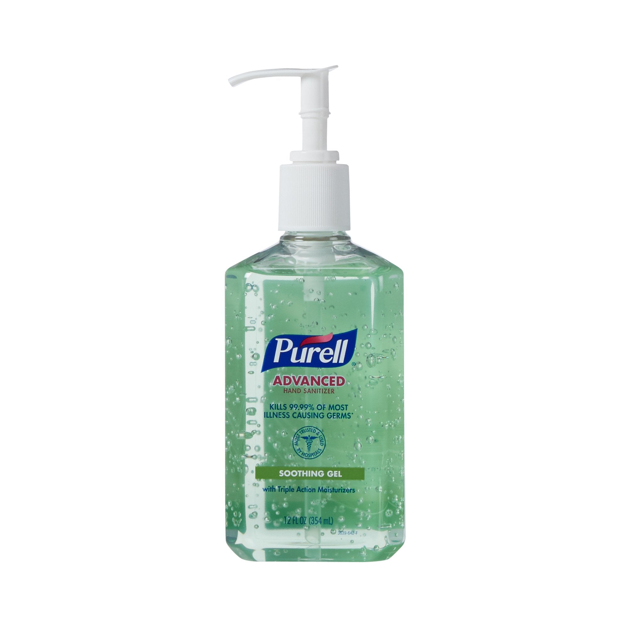 Hand Sanitizer with Aloe Purell® Advanced 12 oz. Ethyl Alcohol Gel Pump Bottle - image 2