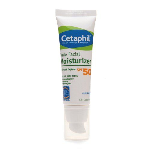 Facial Moisturizer with Sunscreen Cetaphil® 1.7 oz. Pump Bottle Unscented Lotion