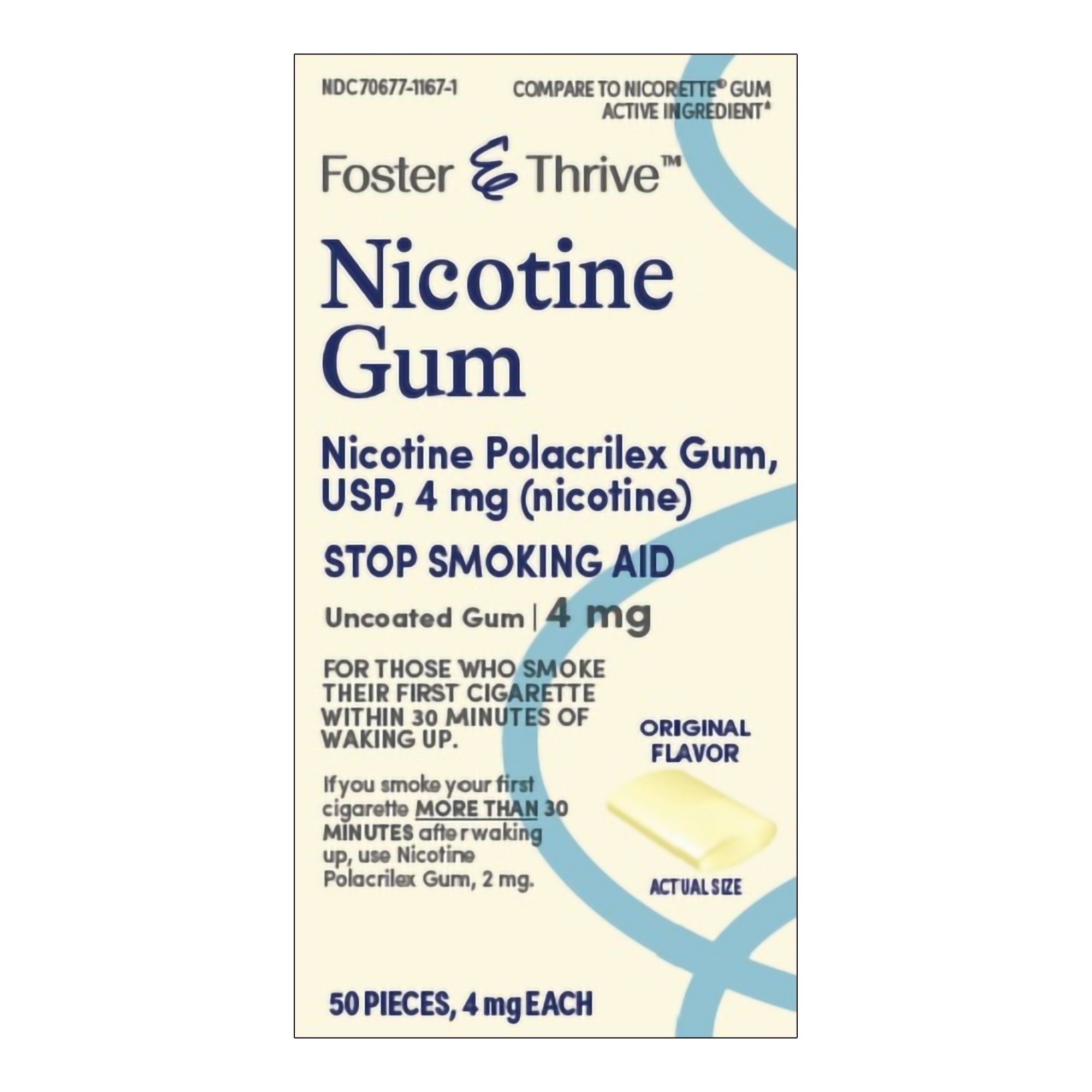 Stop Smoking Aid Foster & Thrive™ 4 mg Strength Gum