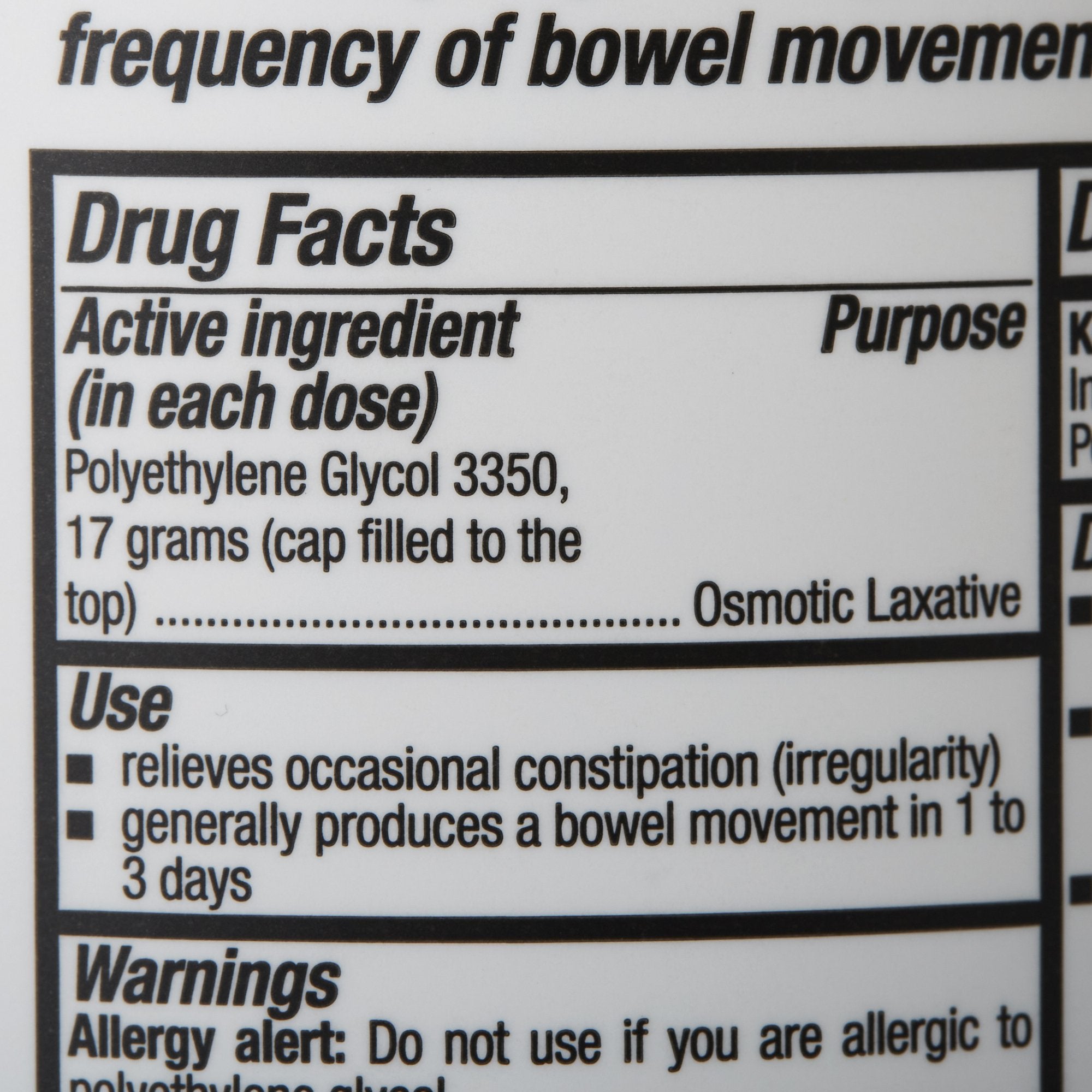 Laxative Geri-Care® Unflavored Powder 17.9 oz. 17 Gram Strength Polyethylene Glycol 3350 - image 2