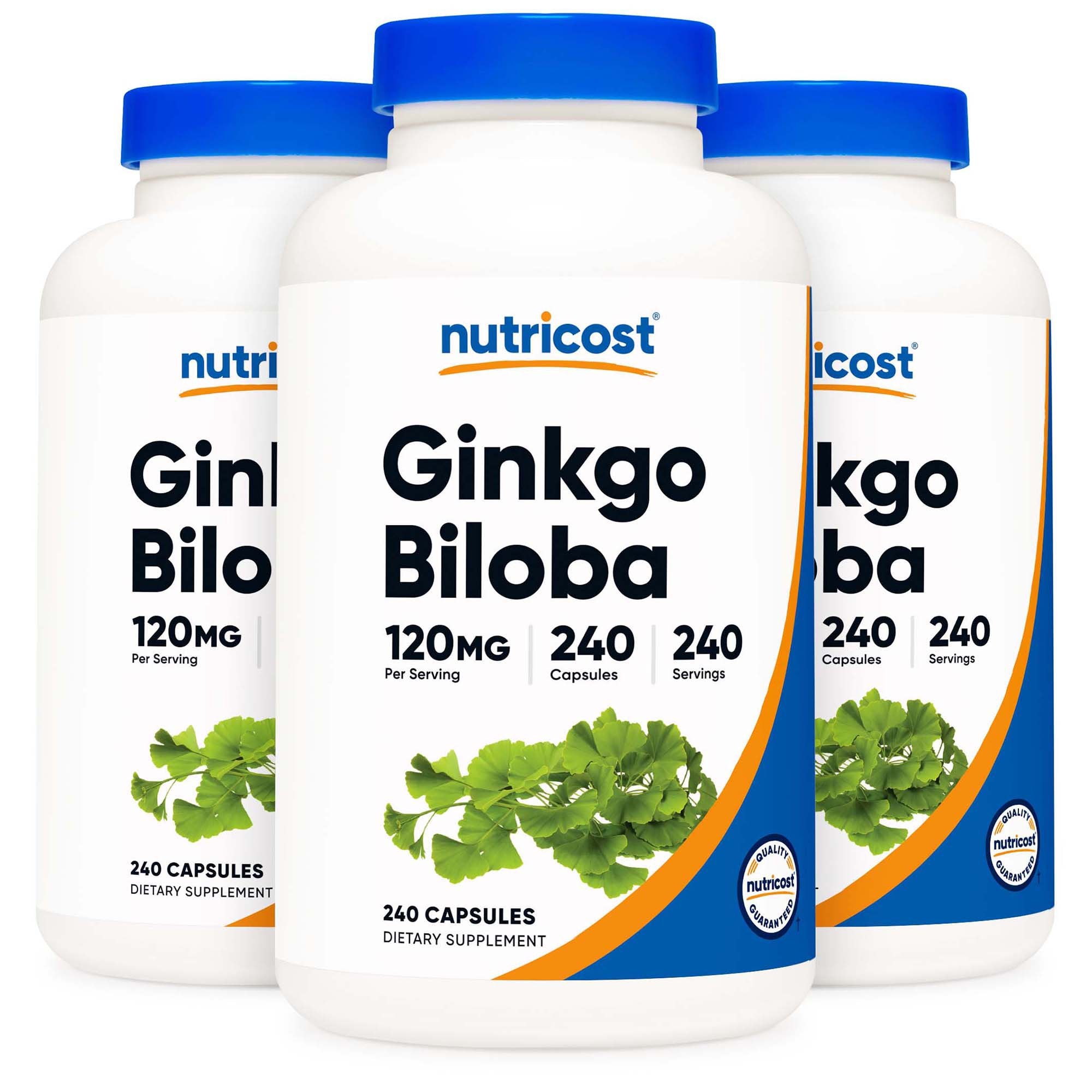 Dietary Supplement nutricost® Ginko Biloba 120 mg Strength Capsule 240 Per Bottle - image 2