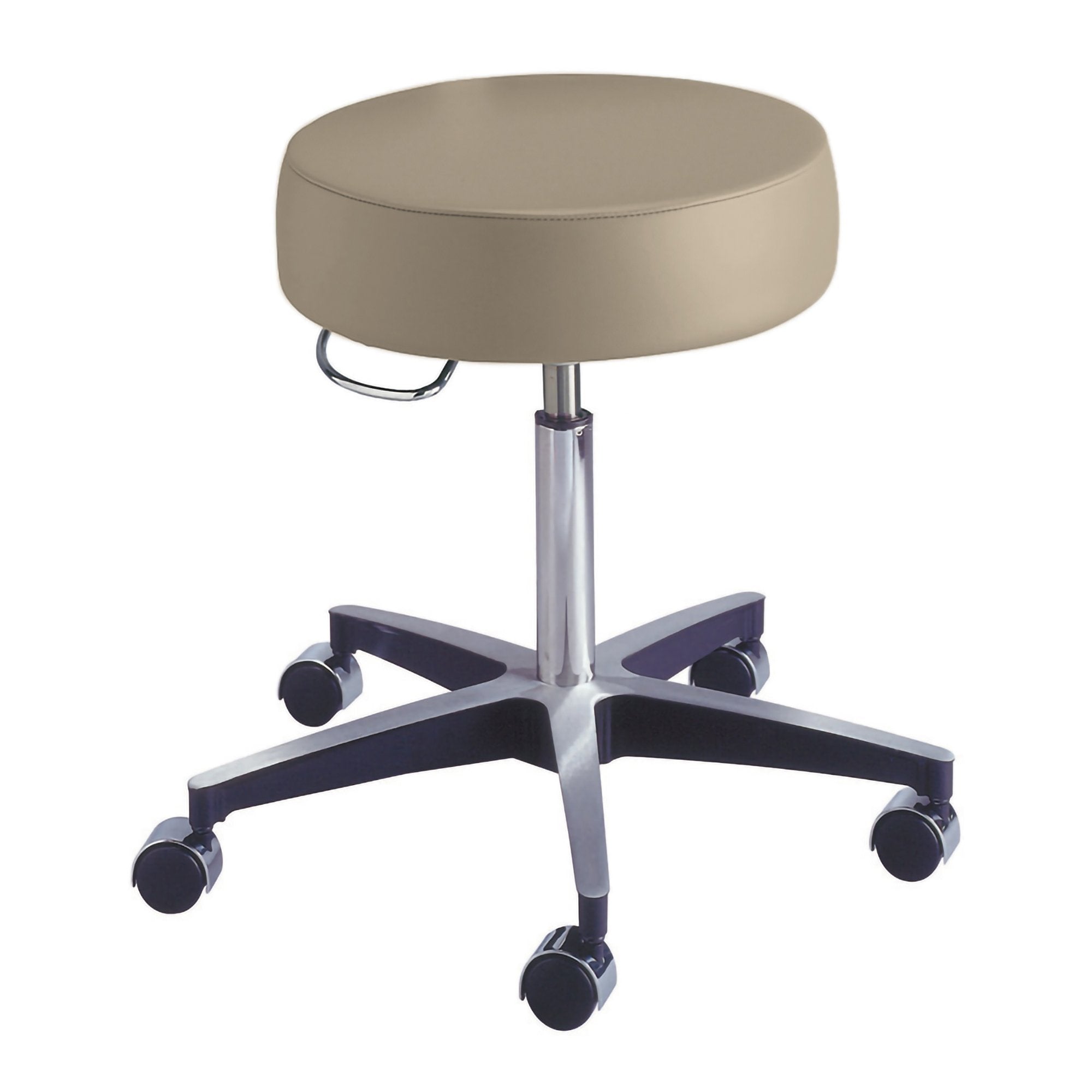 McKesson Round Pneumatic Exam Stool, Clamshell