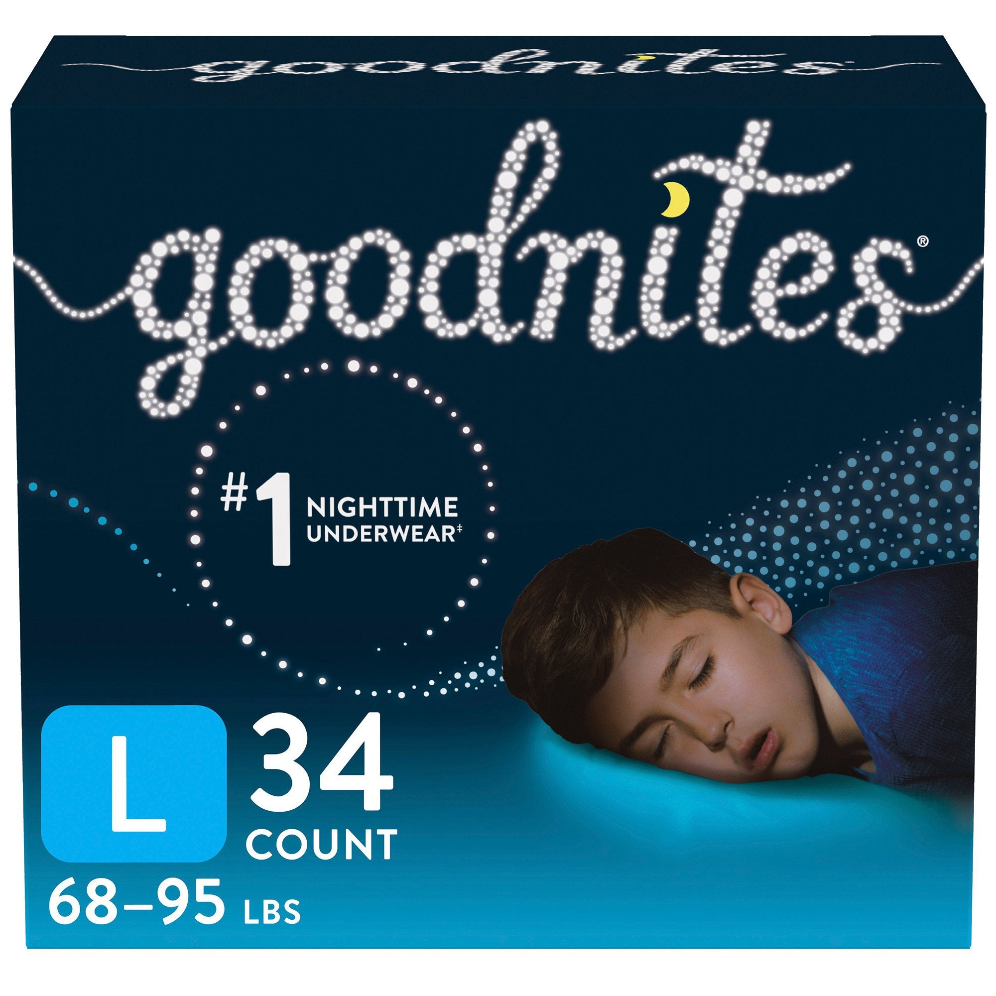 Male Youth Absorbent Underwear GoodNites® Pull On with Tear Away Seams Large Disposable Heavy Absorbency