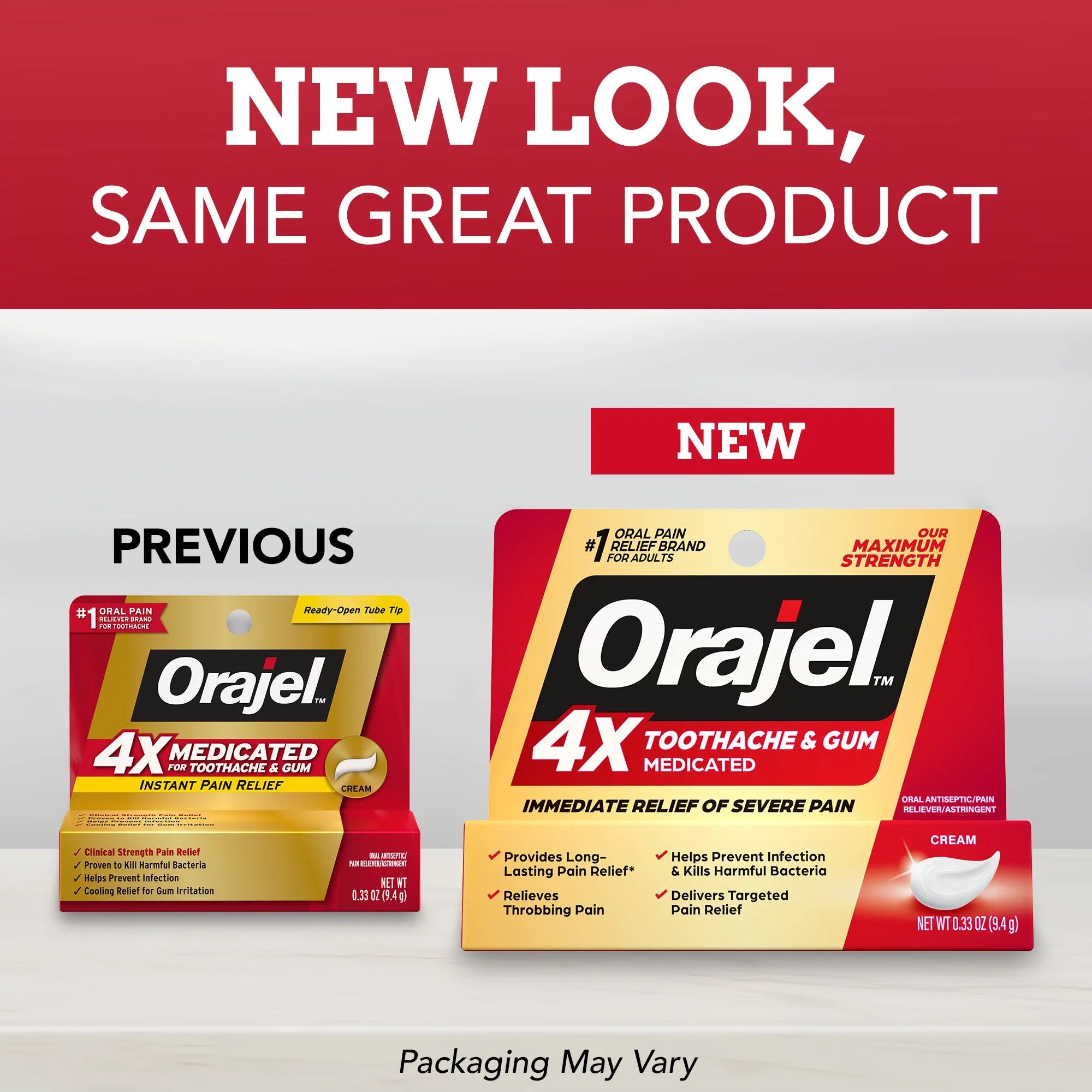 Oral Pain Relief Orajel® 4X Oral Cream - image 2