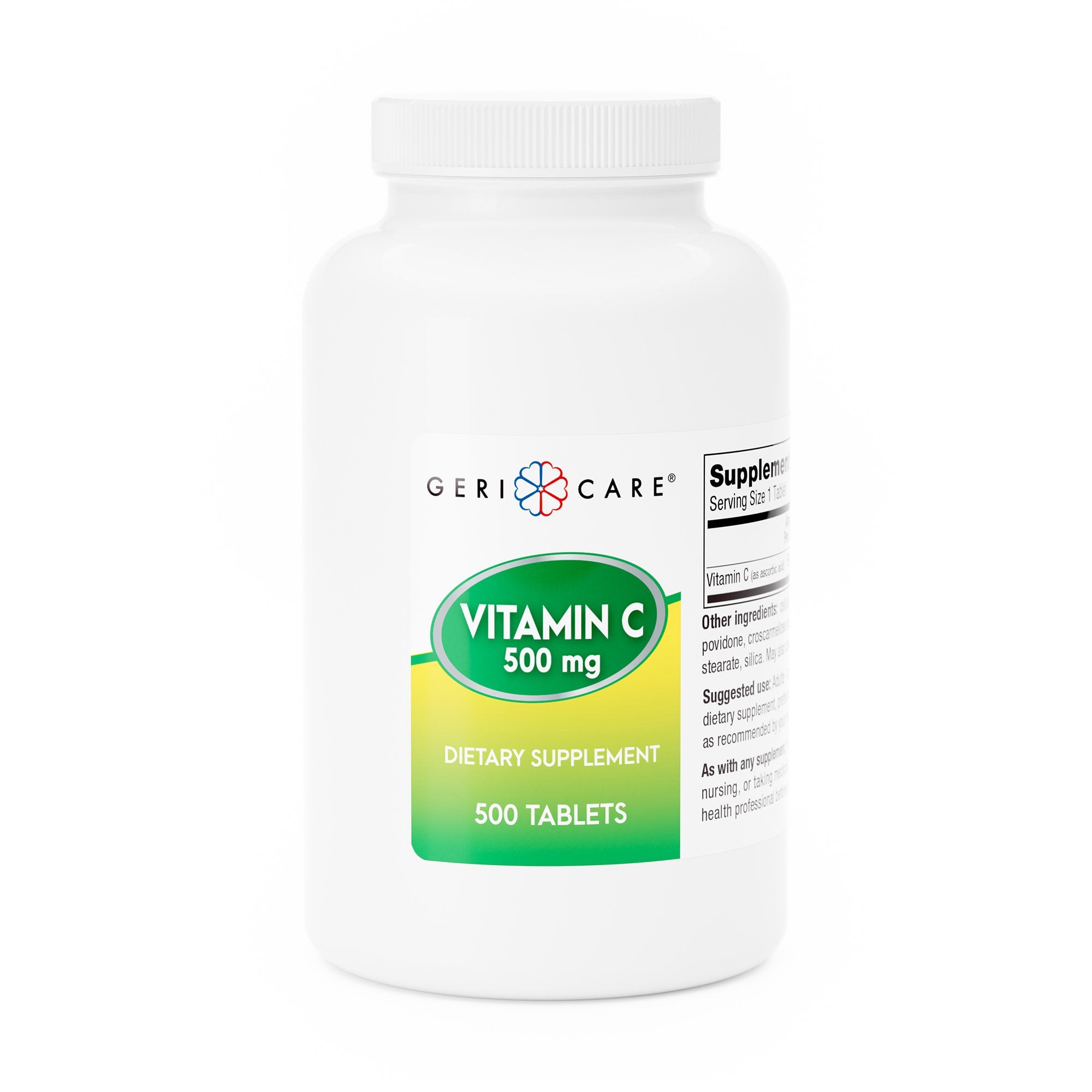 Vitamin C Supplement Geri-Care® Ascorbic Acid 500 mg Strength Tablet 500 per Bottle - image 2