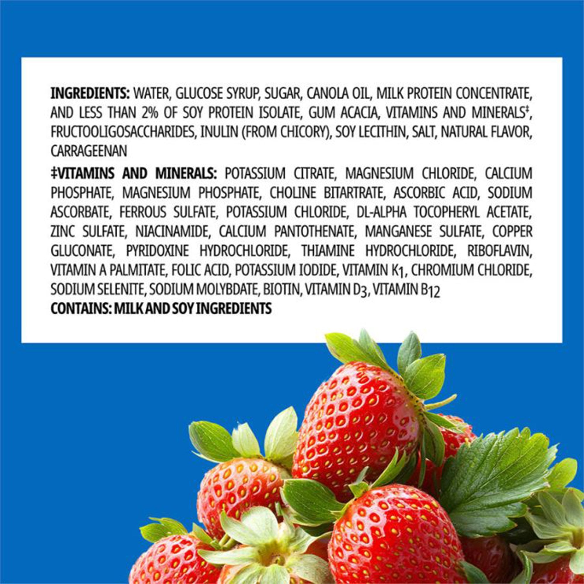 Oral Supplement Boost Plus® Creamy Strawberry Flavor Liquid 8 oz. Carton - image 2