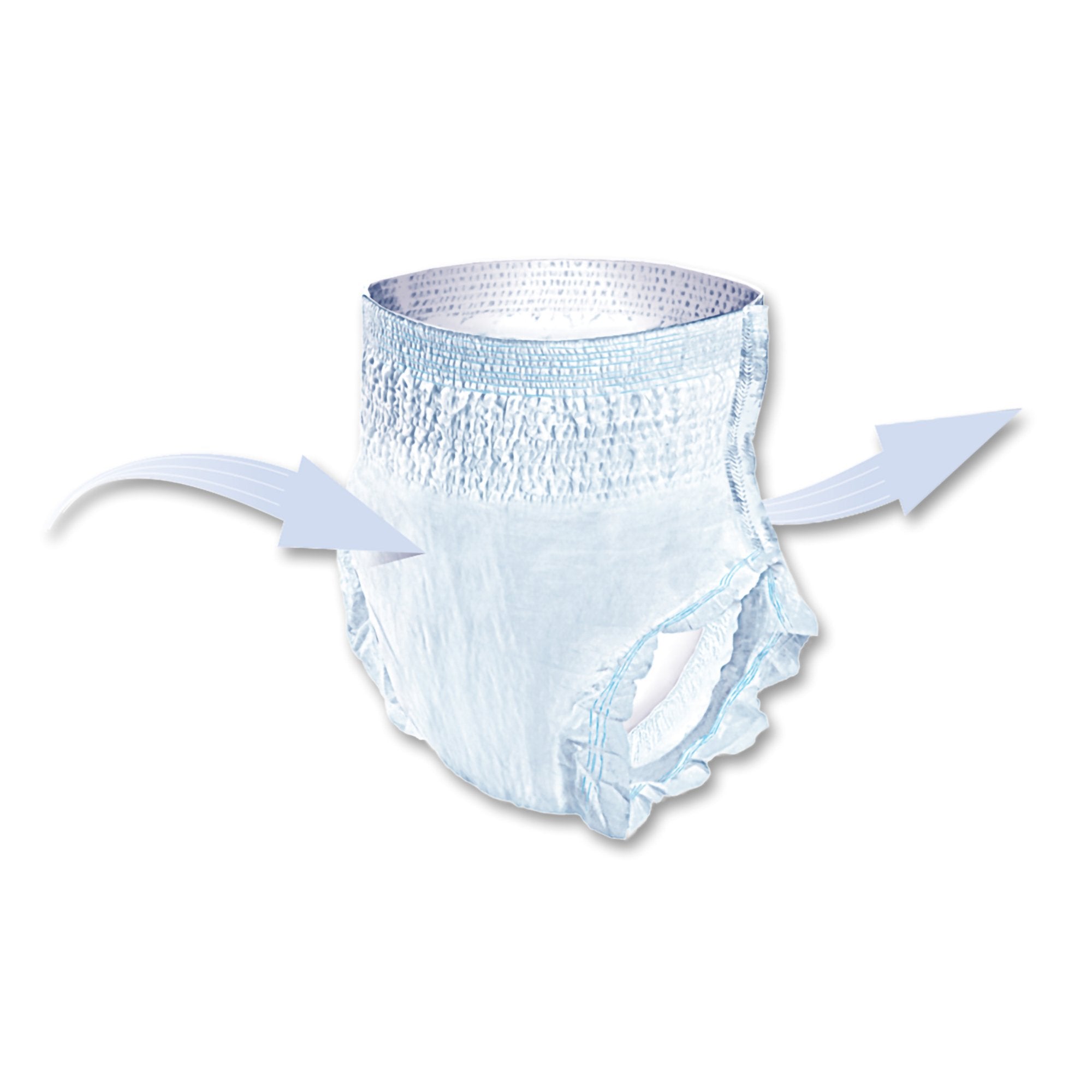 Absorbent Underwear Seni® Active Super Pull On with Tear Away Seams Adult X-Large Unisex Disposable Moderate Absorbency - image 8