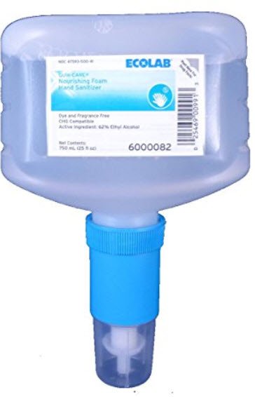 Hand Sanitizer Quik-Care™ 750 mL Ethyl Alcohol Foaming Dispenser Refill Bottle