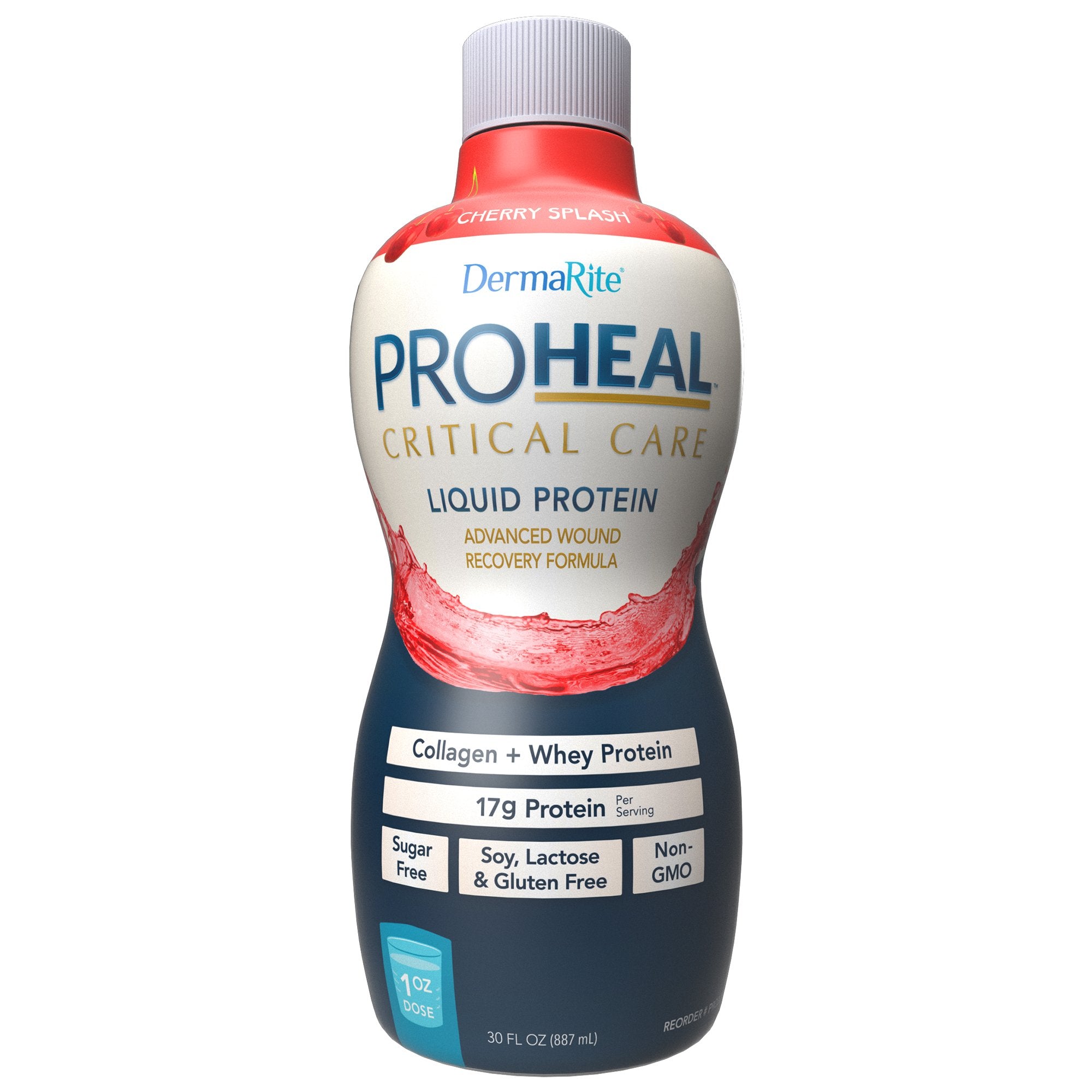 ProHeal™ Critical Care Cherry Splash Liquid Protein Wound Recovery Formula