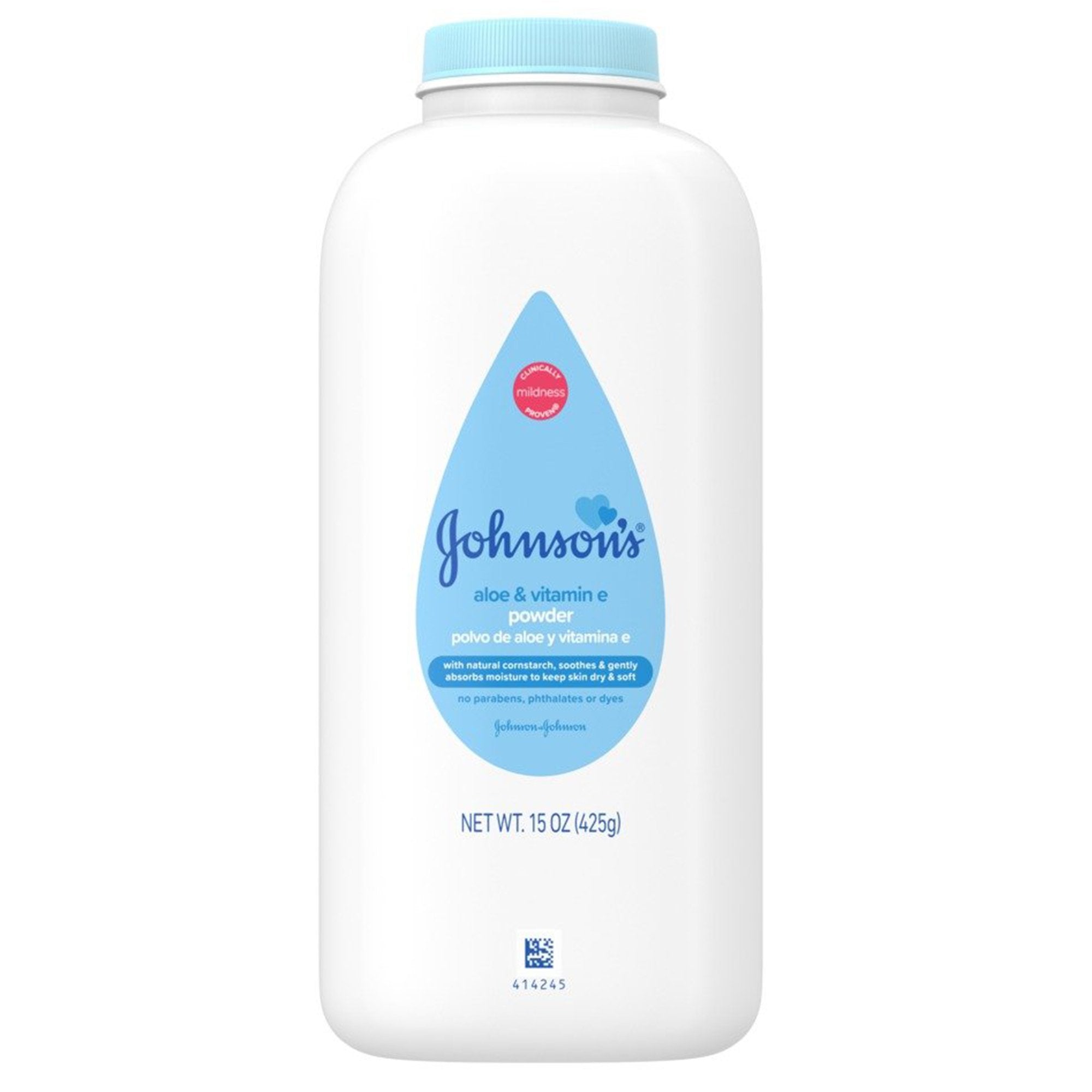 Johnson's® Aloe and Vitamin E Baby Powder, Fresh Scent, 15 oz.