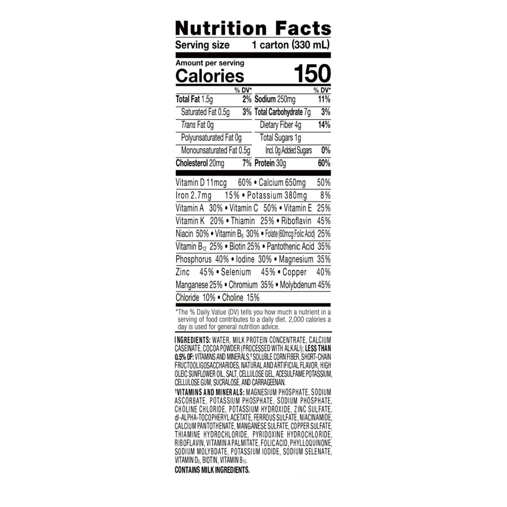 Oral Supplement Ensure® Max Protein Nutrition Shake Milk Chocolate Flavor Liquid 11 oz. Reclosable Carton