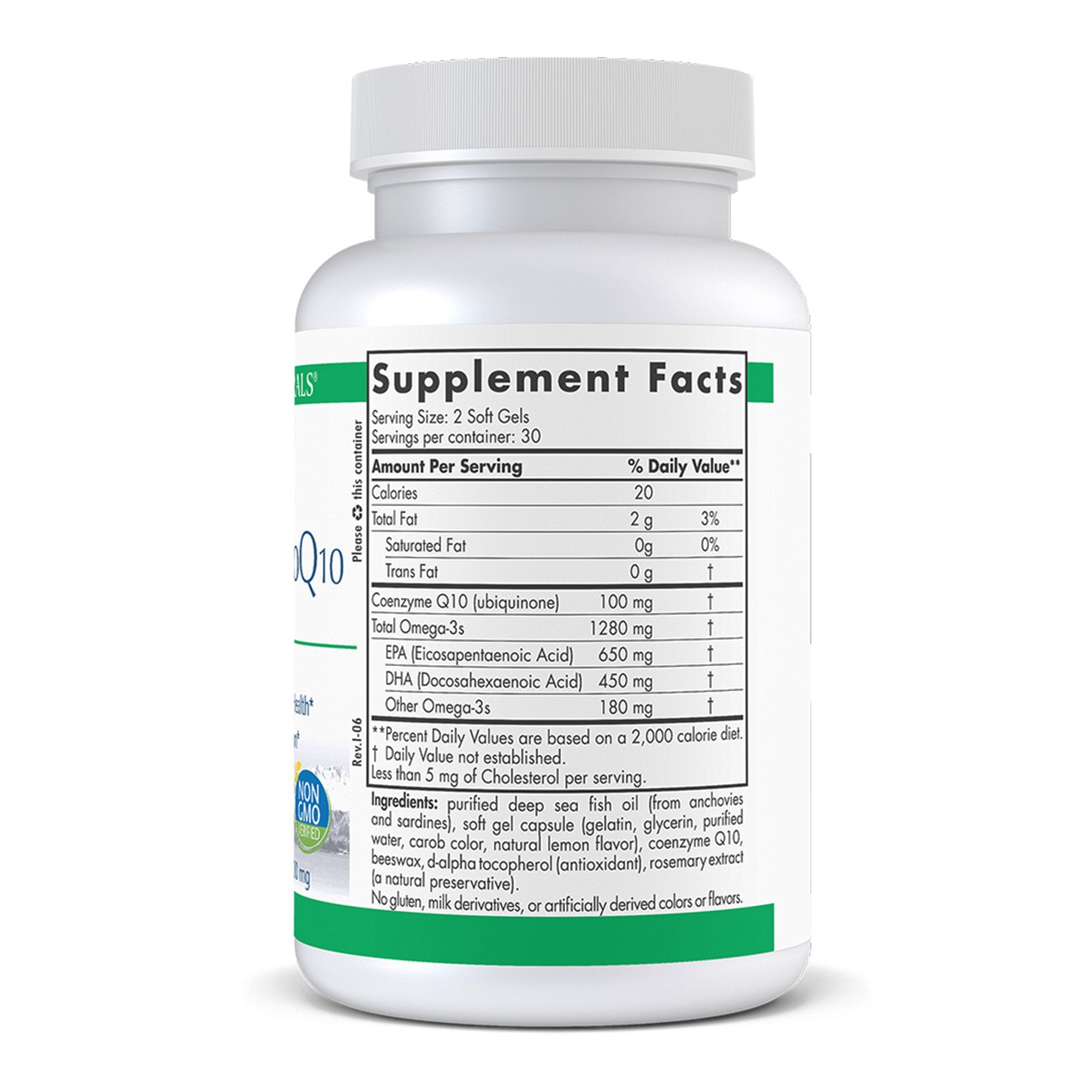 Dietary Supplement ProOmega® CoQ10 Ubiquinone 100 mg Strength Softgel 60 per Bottle - image 2