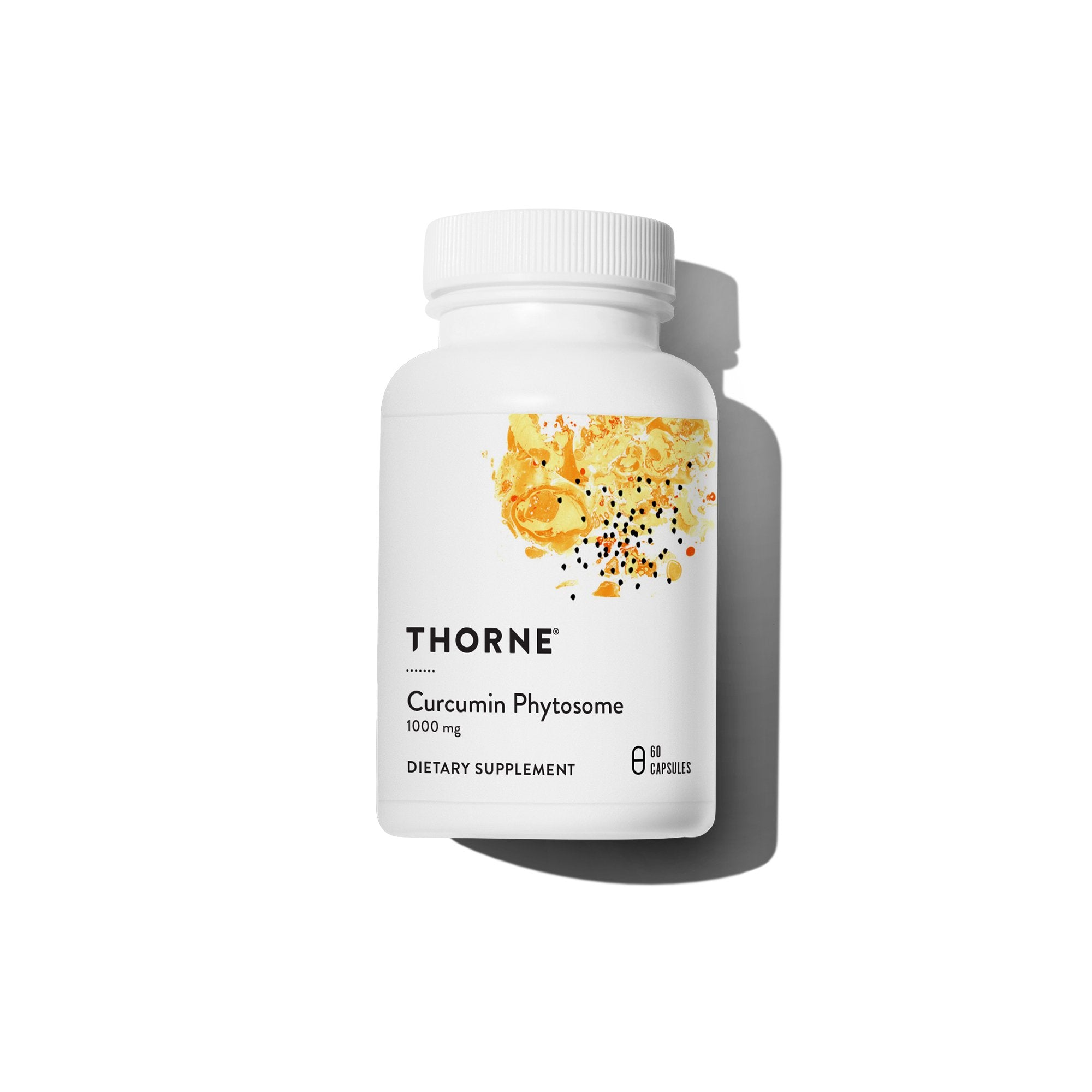 Dietary Supplement THORNE® Curcumin Phytosome 60s Curcumin Phytosome (Curcuma longa extract (root) / Phospholipid complex from Sunflower) 1,000 mg Strength Capsule 60 per Bottle