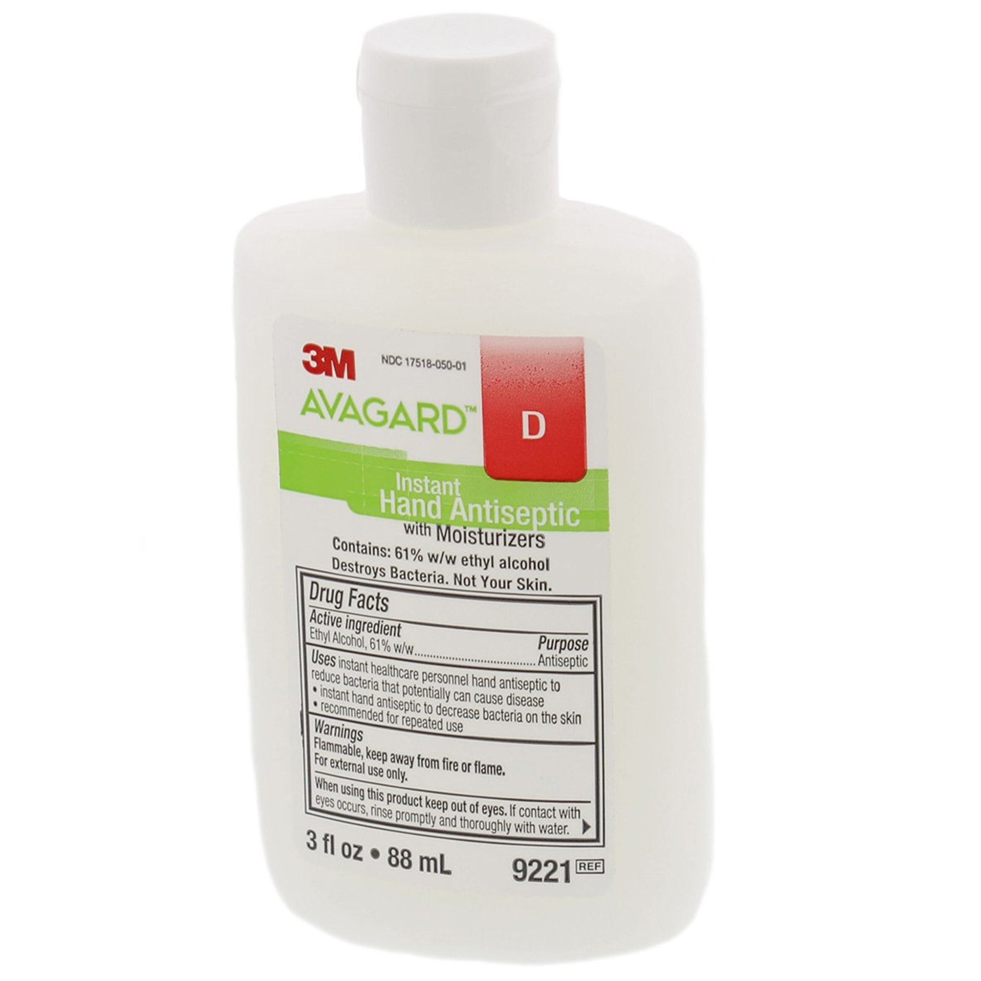 Hand Sanitizer 3M™ Avagard™ D 3 oz. Ethyl Alcohol Gel Bottle - image 2