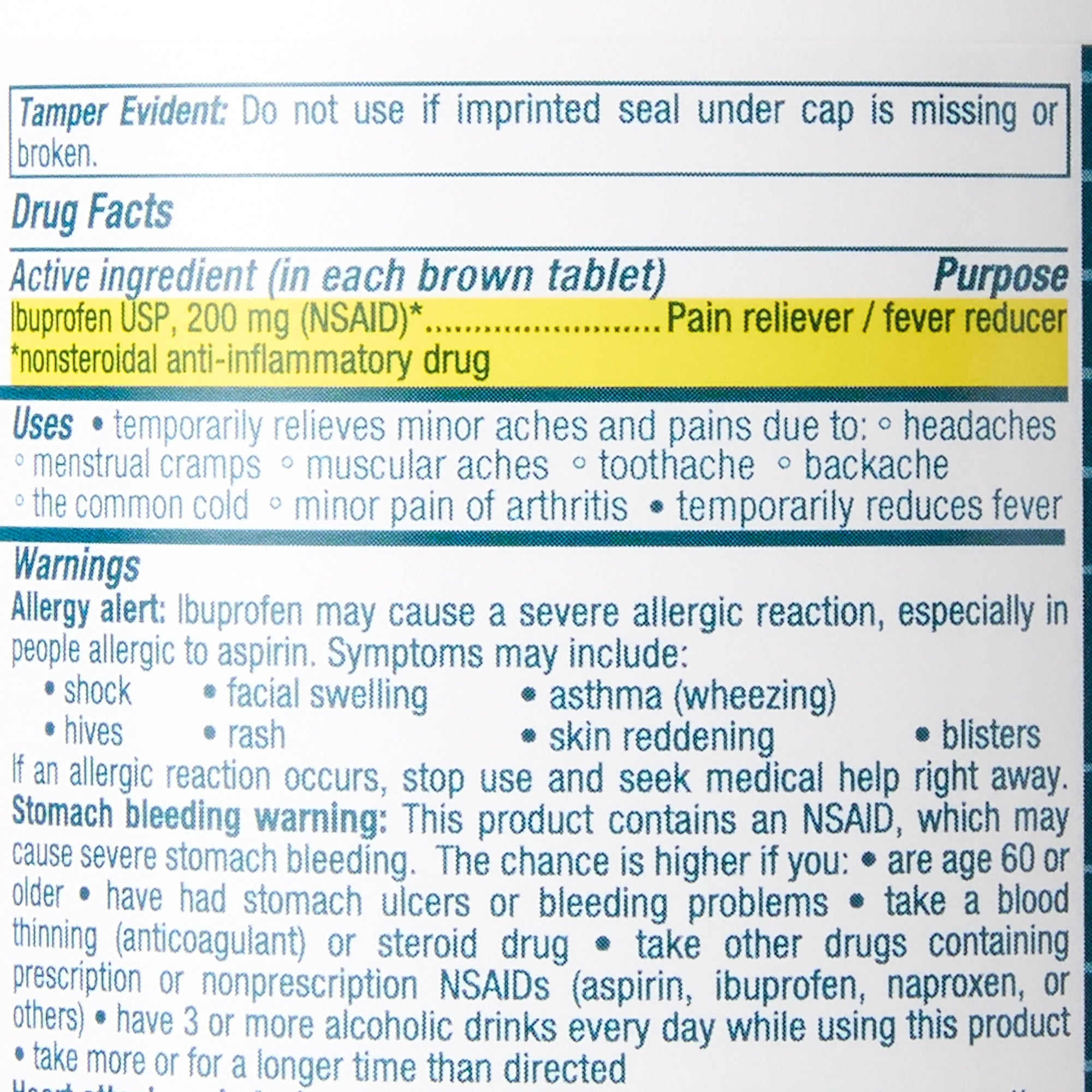 Pain Relief Geri-Care® 200 mg Strength Ibuprofen Tablet 1000 Per Bottle - image 2