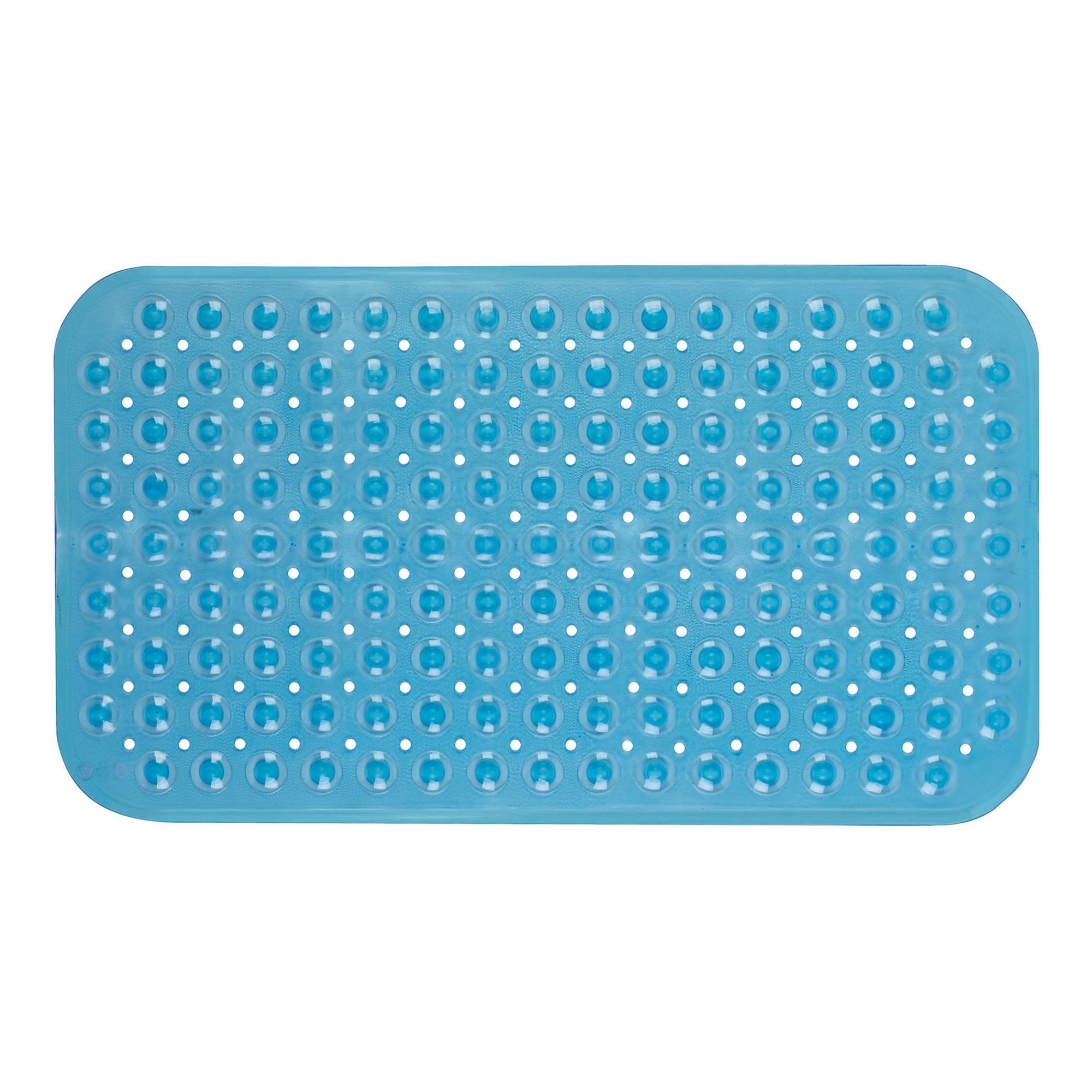 Theracare Bathtub Mat, Antifungal, Blue, 15 x 27 Inch