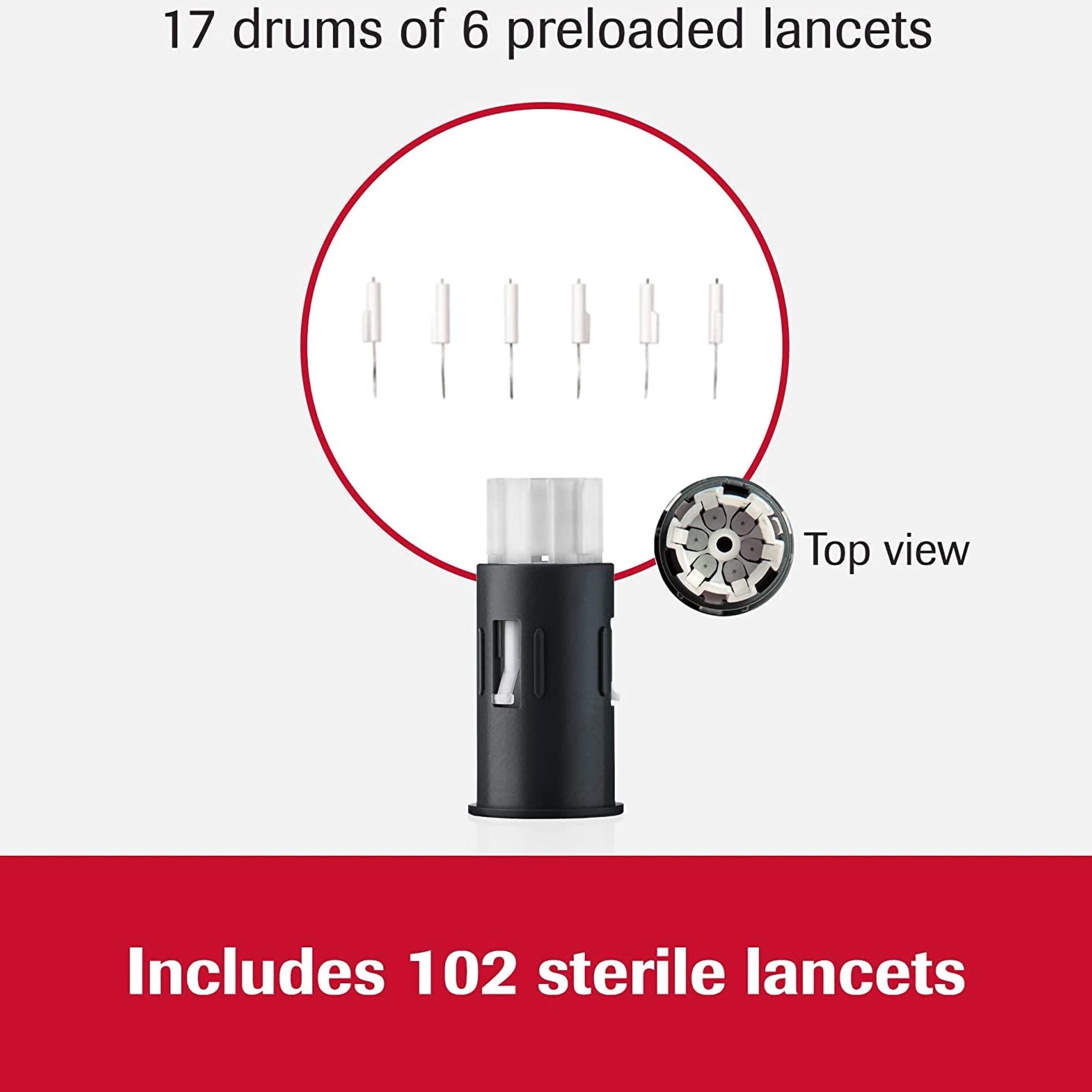 Lancet for Lancing Device Accu-Chek® Non-Safety Twist Off Cap Multiple Sites - image 2