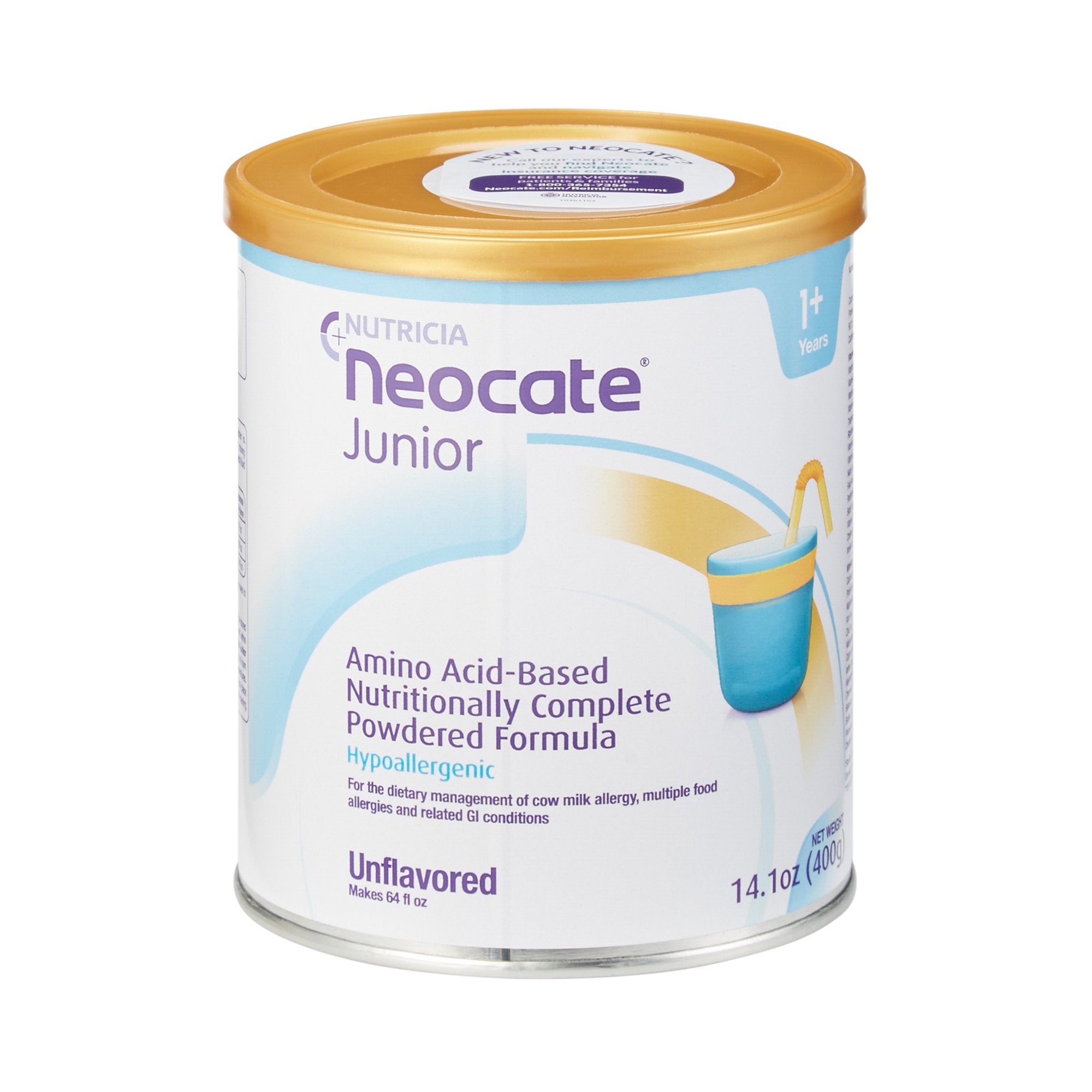 Neocate® Junior Amino Acid–Based Powdered Formula, 14.1-ounce can