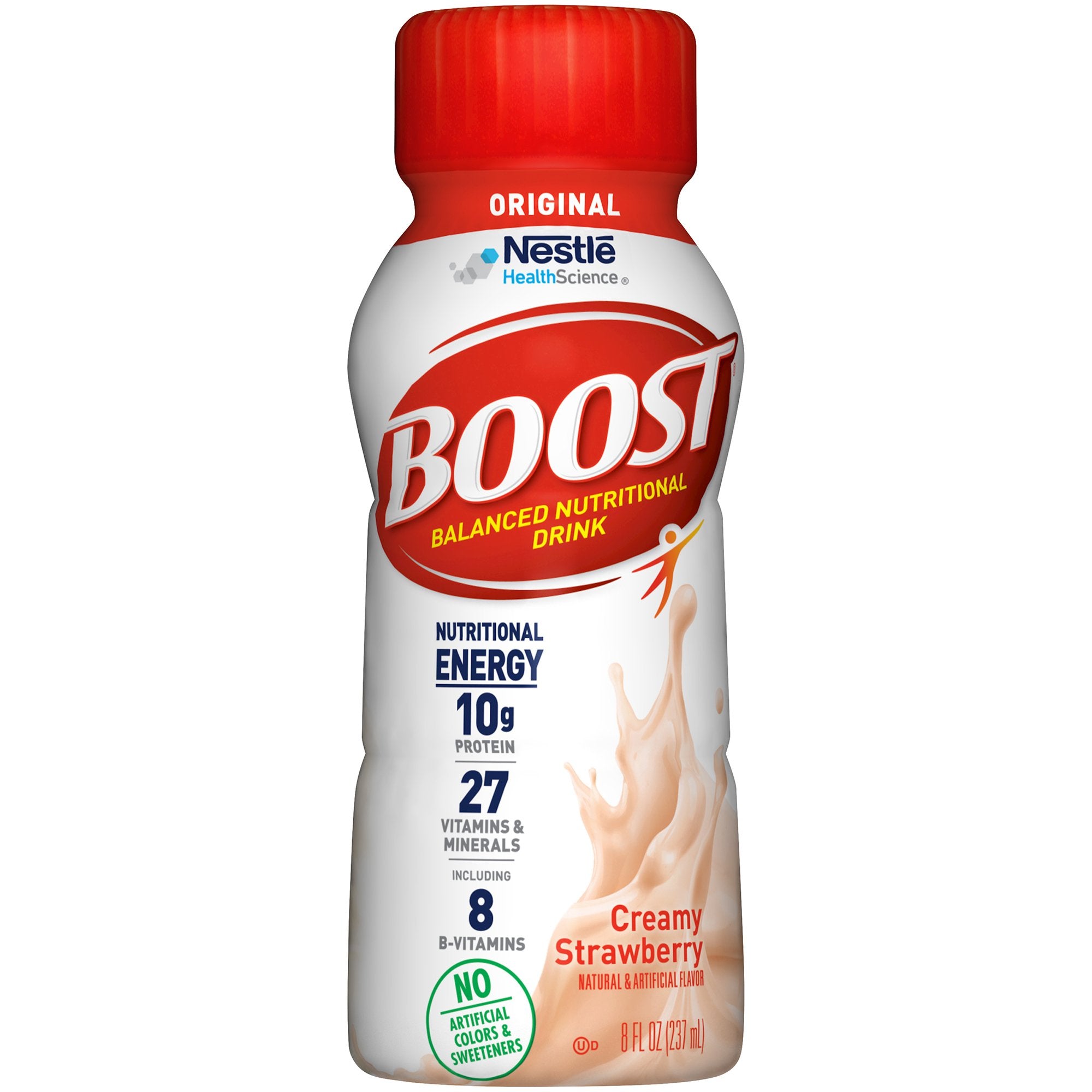 Oral Supplement Boost® Original Creamy Strawberry Flavor Liquid 8 oz. Bottle - image 2