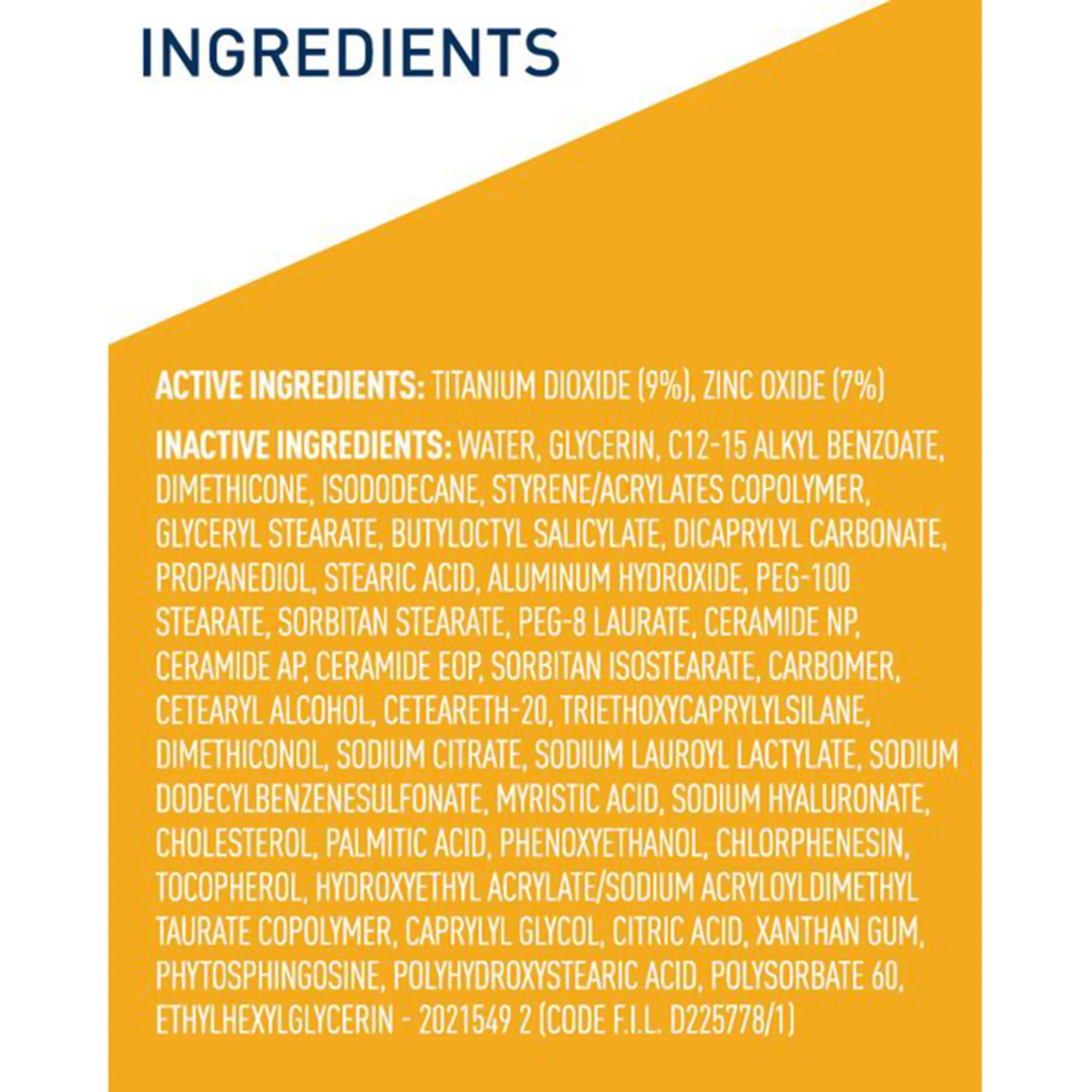 Sunscreen CeraVe® Hydrating Mineral Sunscreen Face SPF 50 Lotion 2.5 oz. Tube - image 5