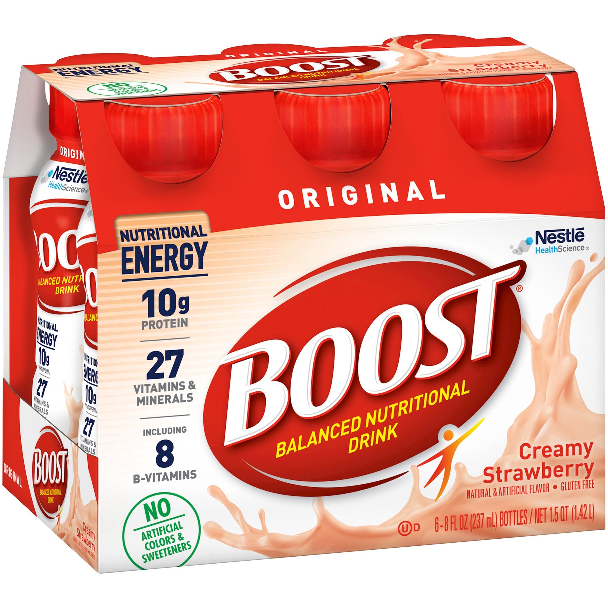 Oral Supplement Boost® Original Creamy Strawberry Flavor Liquid 8 oz. Bottle - image 5
