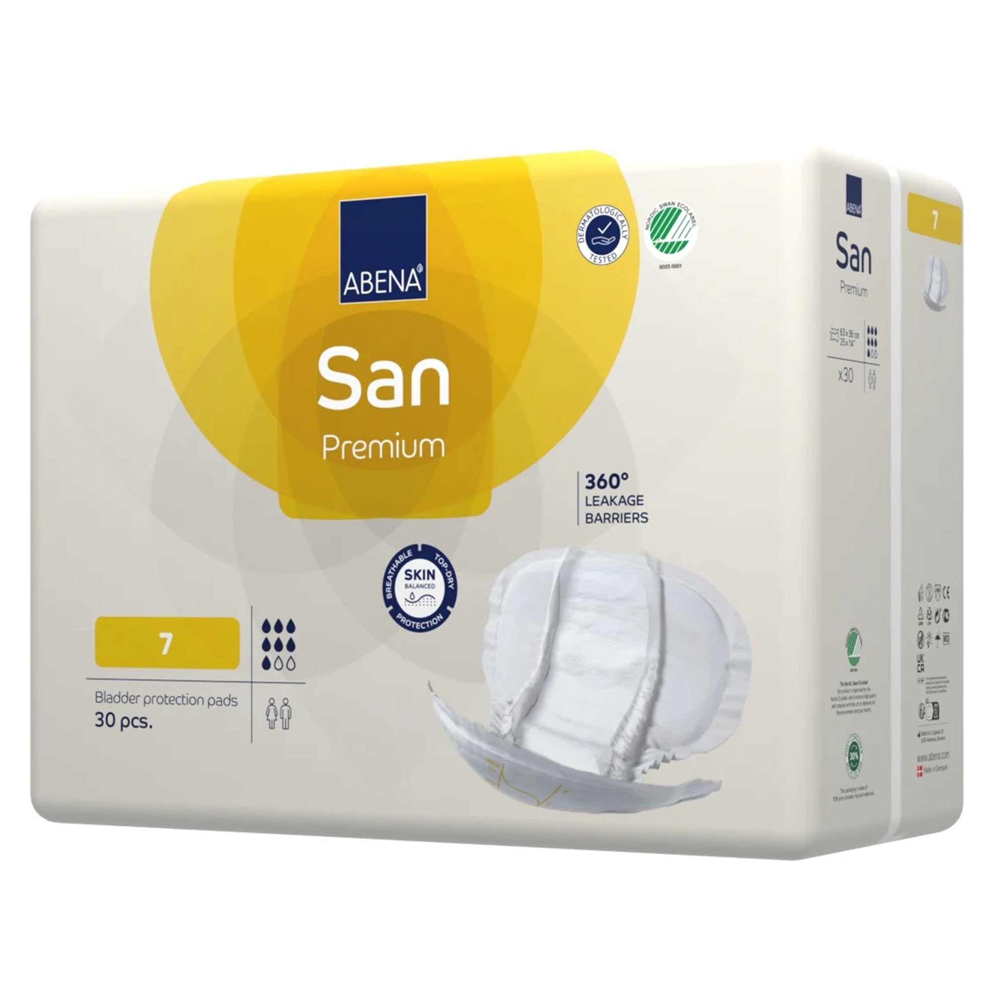 Incontinence Liner Abena® San Premium 14.1 X 24.8 Inch Heavy Absorbency Fluff / Polymer Core Size 7 - image 3