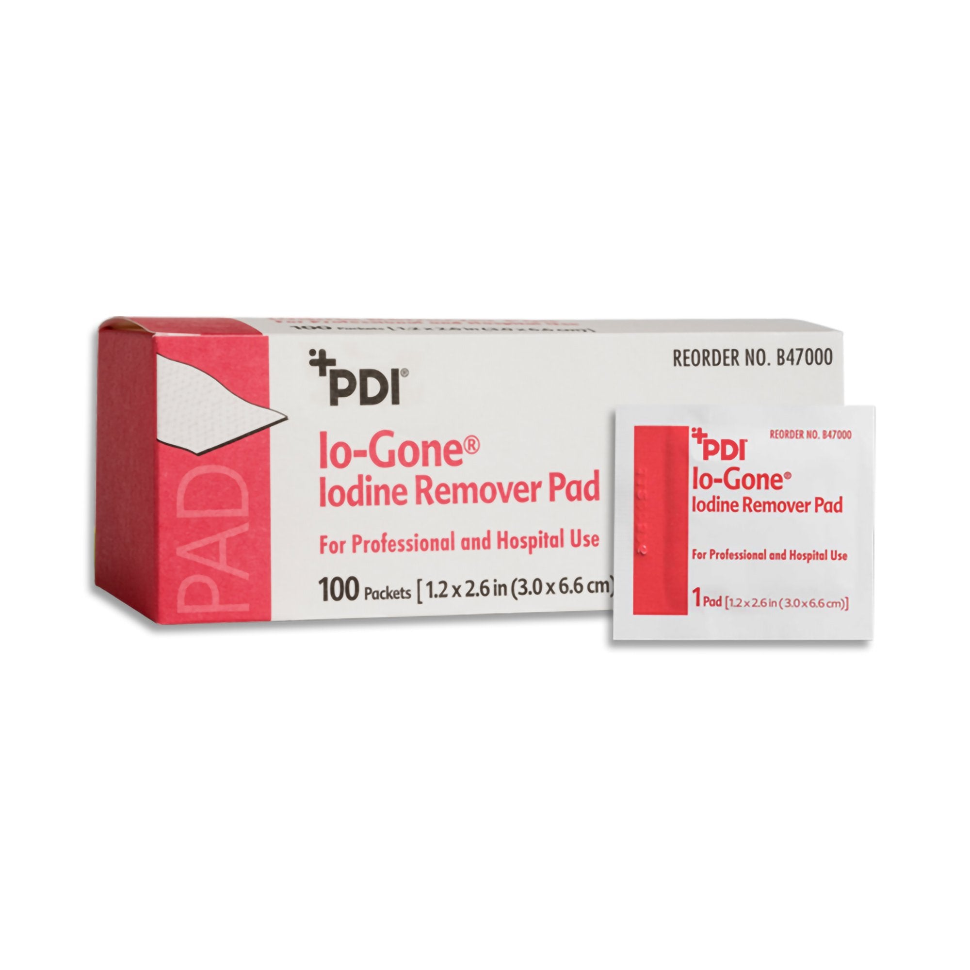 Io-Gone Iodine Removal Wipe, 3 x 6.6 centimeters
