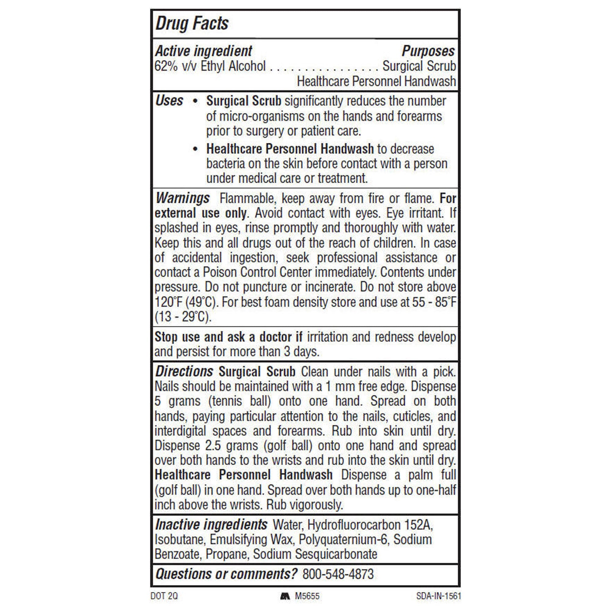 Hand Sanitizer Alcare® Plus 9 oz. Ethyl Alcohol Foaming Aerosol Can - image 2