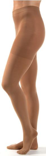 Compression Pantyhose Jobst® Relief Waist High Large Beige Closed Toe