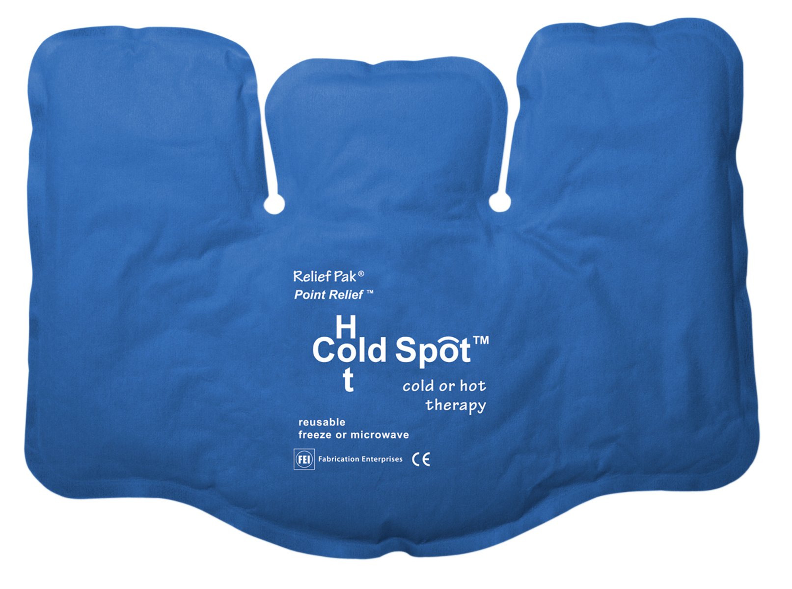 Hot / Cold Pack Relief Pak® Cold n’ Hot® Sensaflex® Compress - Tri-Sectional General Purpose 8 X 16 Inch Fabric / Gel Reusable