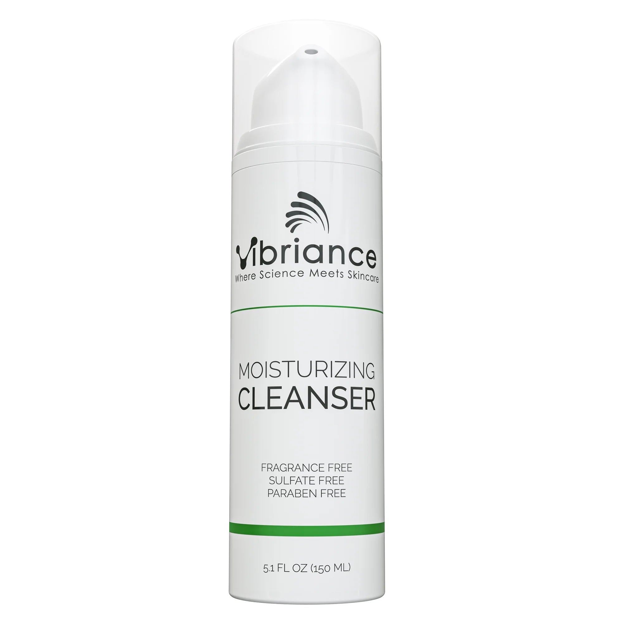 Vibriance Ultra-Gentle Face Moisturizing and Refreshing Cleanser, Impurity and Makeup Remover | Sulfate-Free, Paraben-Free | 5.1 Fl Oz (150 Ml)