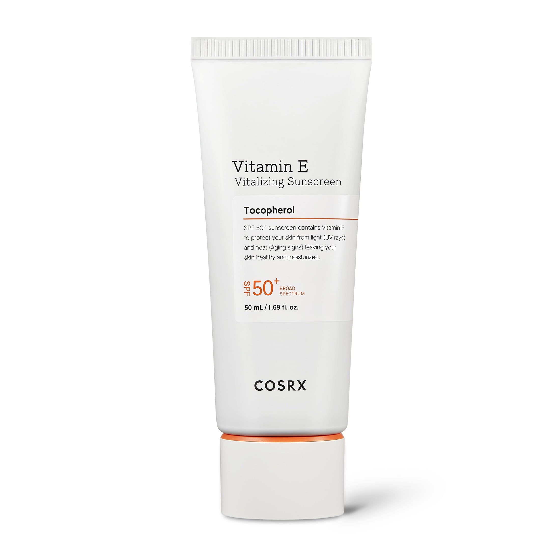 Cosrx Vitamin E Vitalizing Sunscreen SPF 50 plus , 1.69 Oz Sunscreen