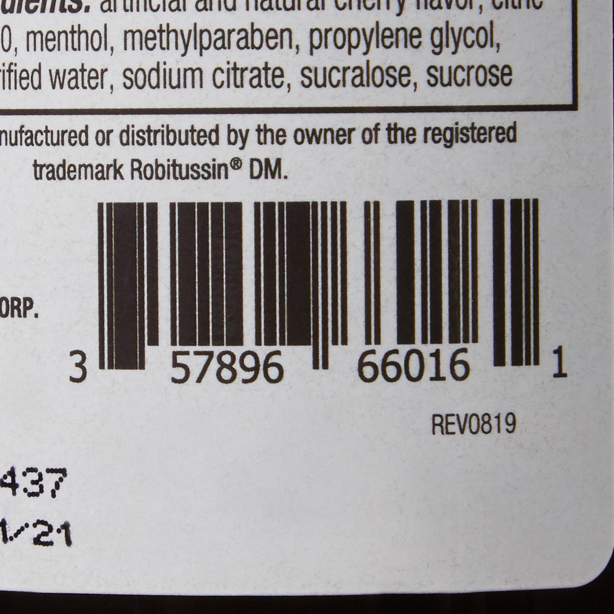 Cold and Cough Relief Geri-Care® 100 mg - 10 mg / 5 mL Strength Syrup 16 oz. - image 2