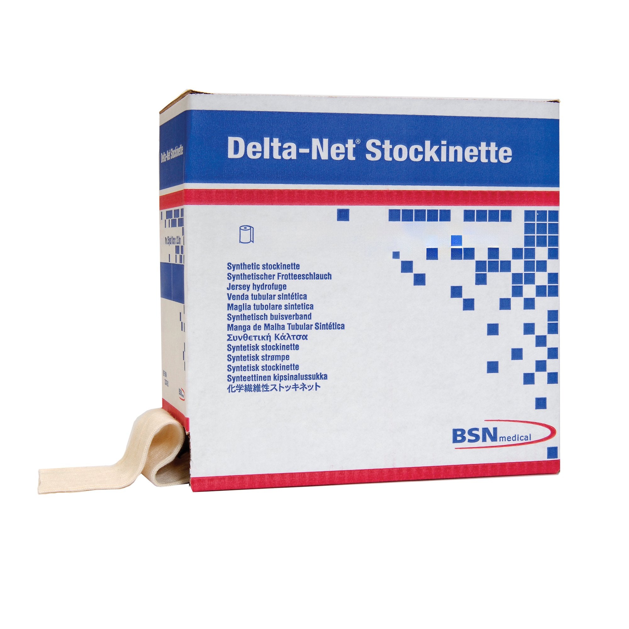 Delta-Net® Stockinette, Tubular Cast Padding, White, 3 Inch x 25 Yard