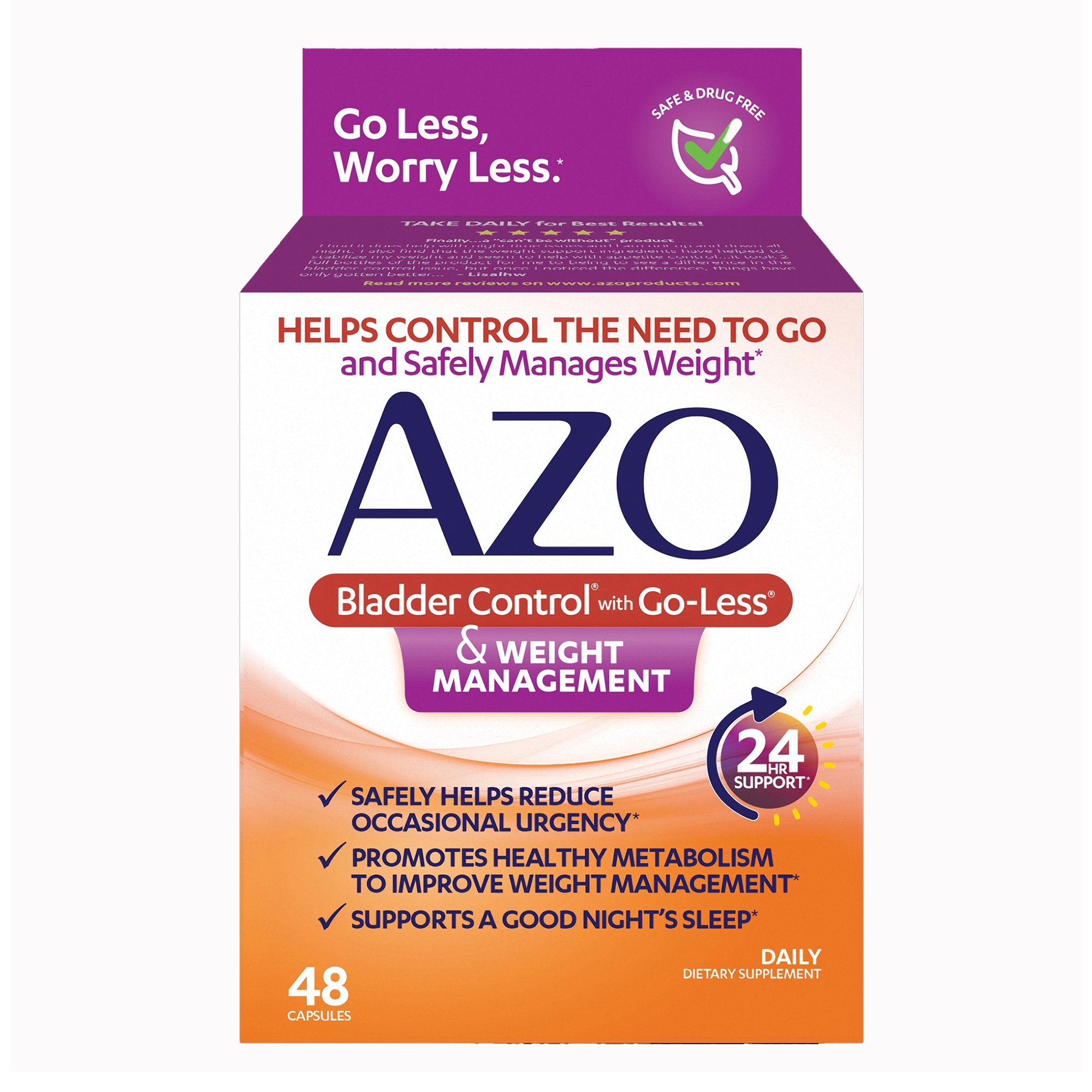 AZO® Bladder Control with Go-Less® Capsules