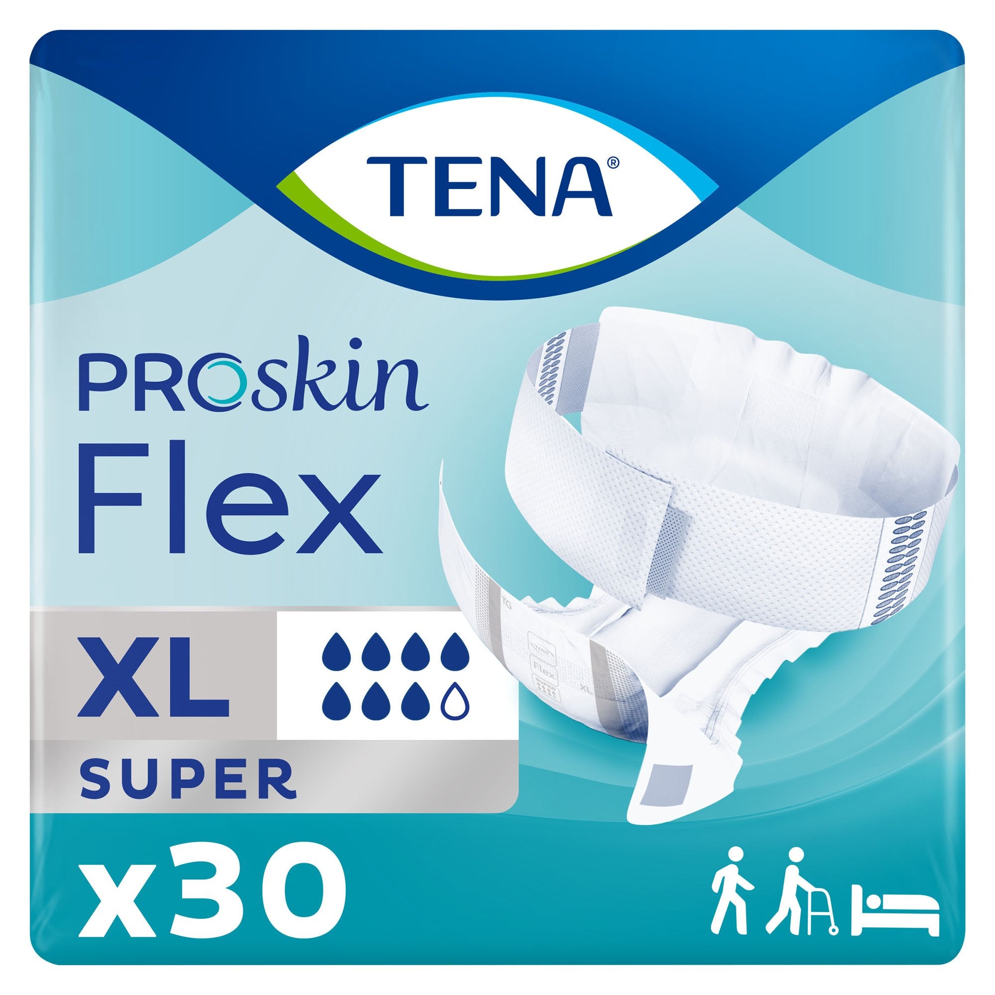Tena® Flex™ Super Incontinence Belted Undergarment, Size 20 (1 Unit)