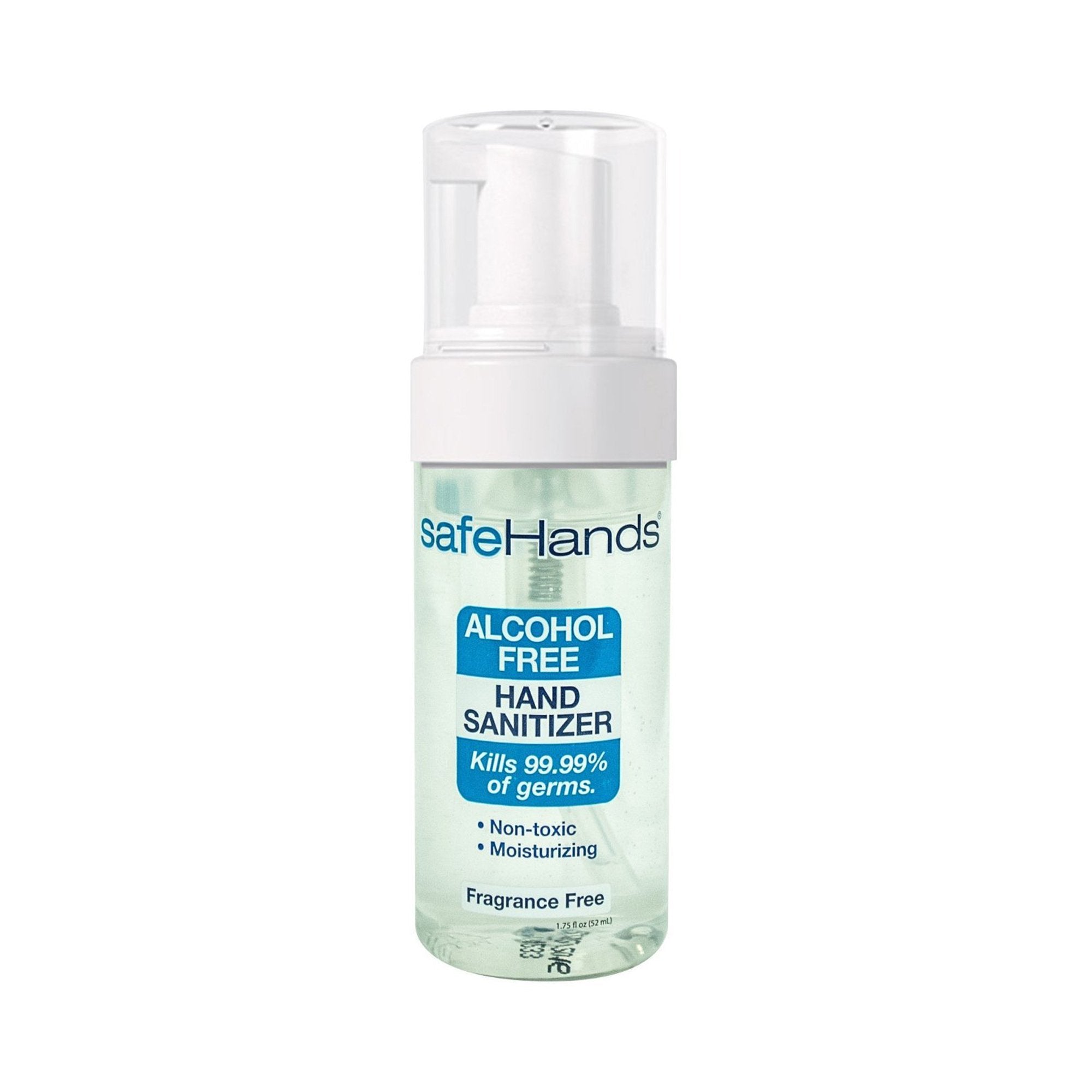 Alcohol-Free Hand Sanitizer safeHands® 1.75 oz. BZK (Benzalkonium Chloride) Foaming Bottle
