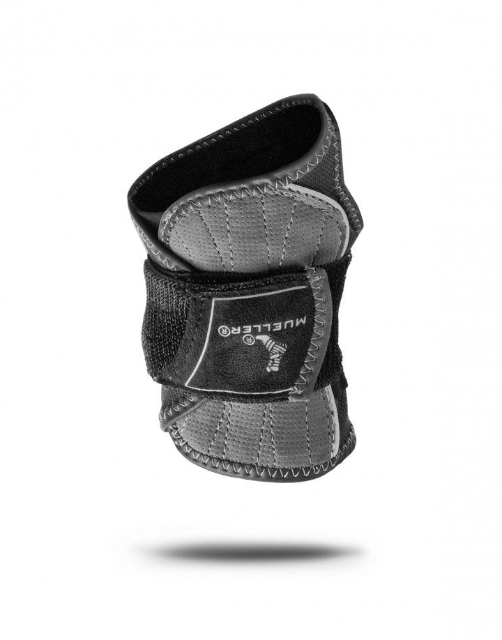 Wrist Brace Mueller® Hg80® Hydracinn Fabric / Steel Left or Right Hand Black Small / Medium
